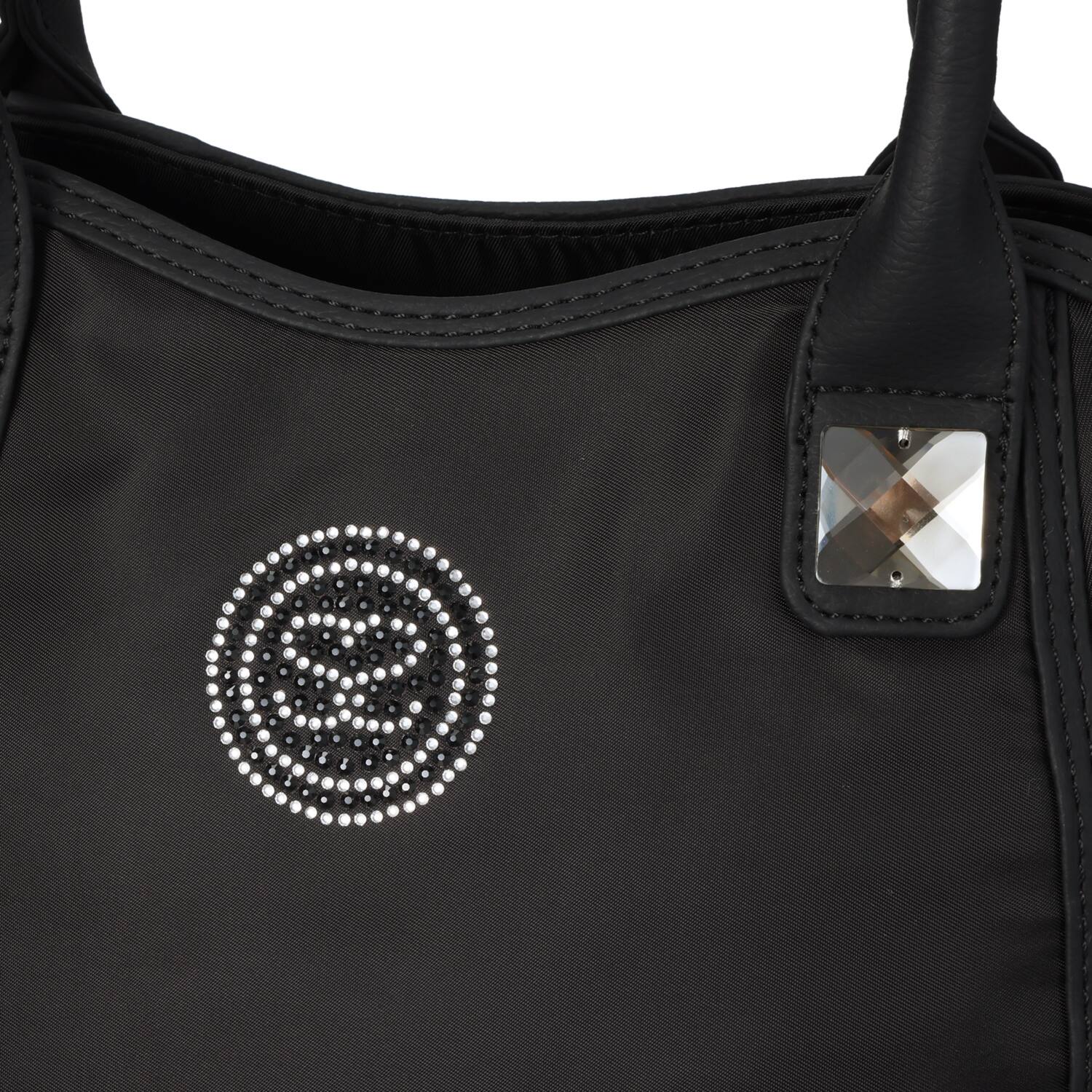 サボイ ビジューアクセント ２ウェイハンドバッグ