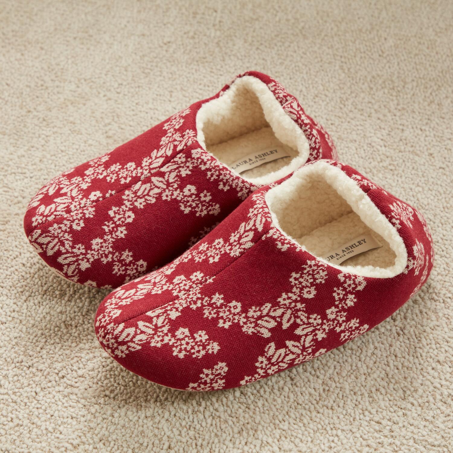 ローラアシュレイ “ブラックリー” ルームシューズ ＜２４ｃｍ＞