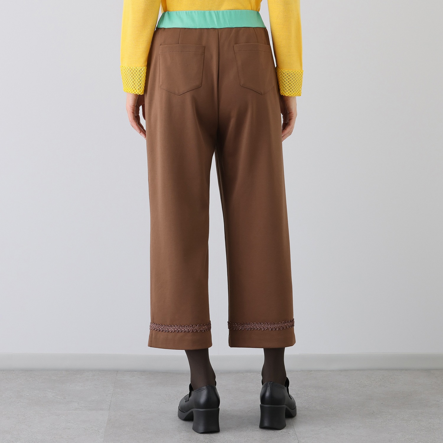 エムジェイアール　バイ マチコ　ジント　ロンドン 配色ポイント パンツ