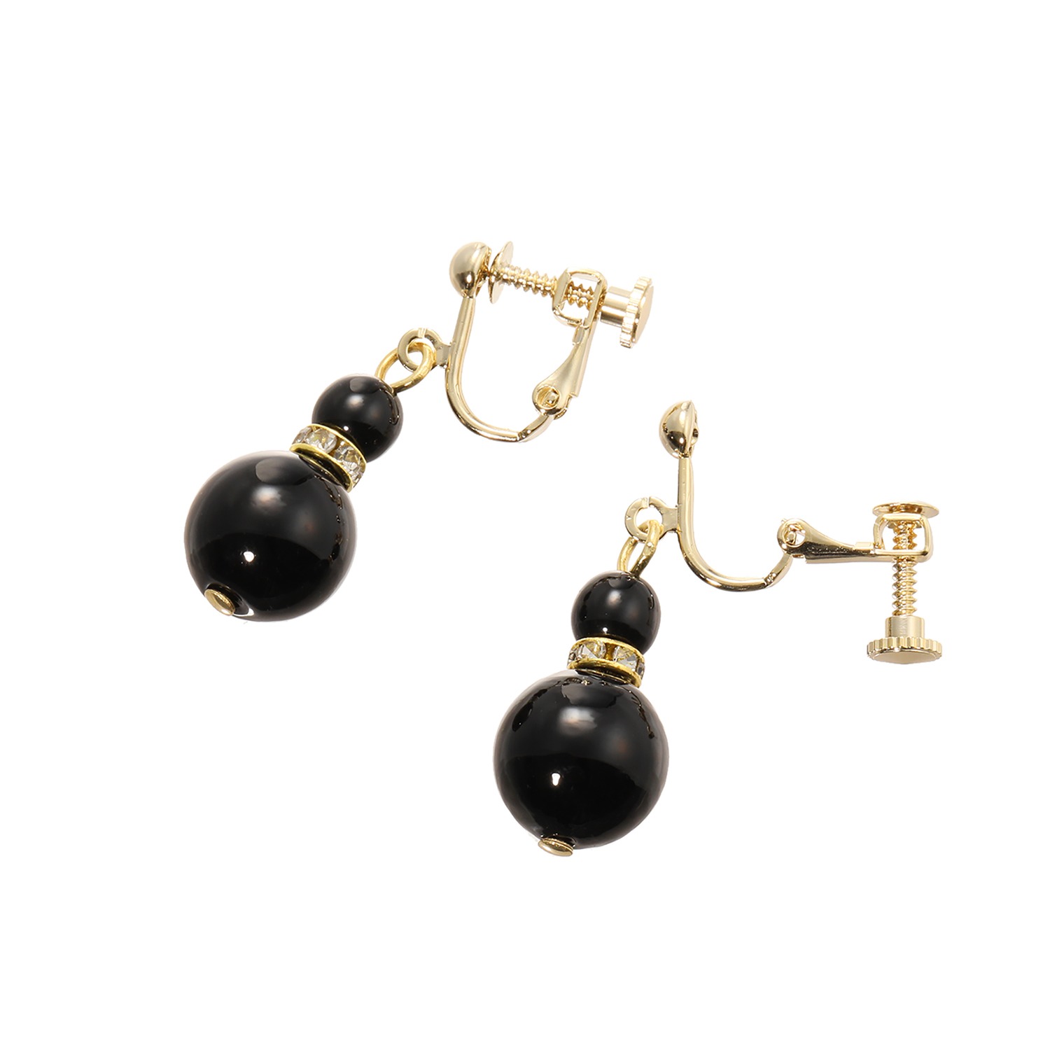 ラグーナ ベネチアンガラス 丸玉スウィング ピアス／イヤリング