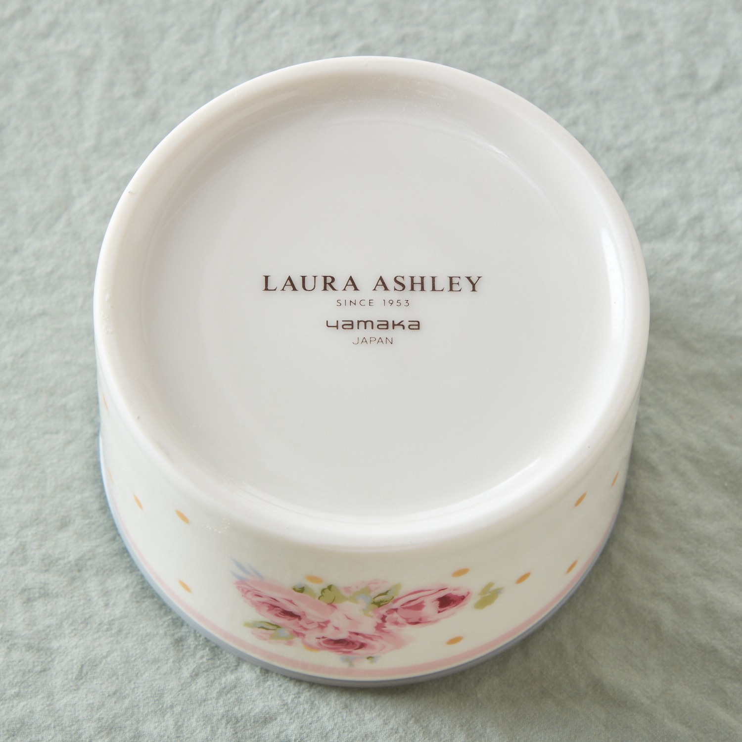 ローラアシュレイ レンジパック４個セット “ポルカドット 　クチュールローズ”