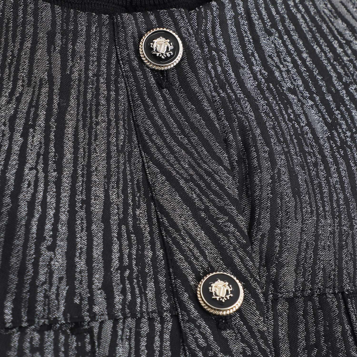 ミューリエ 華やぎと スタイリッシュの共存 ジャガード ジップデザインブルゾン