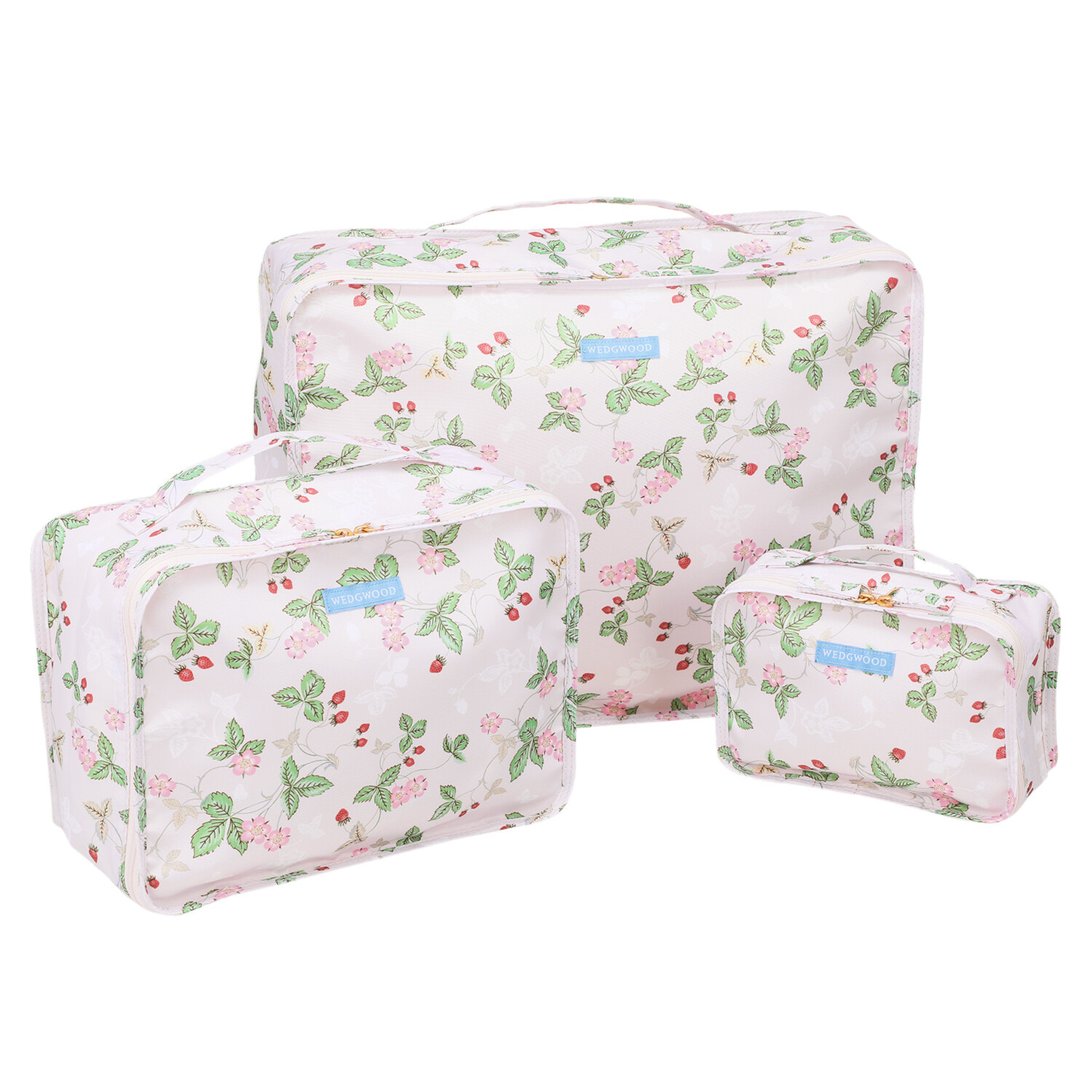 ウェッジウッド ワイルドストロベリー 収納ポーチ 大中小３点セット