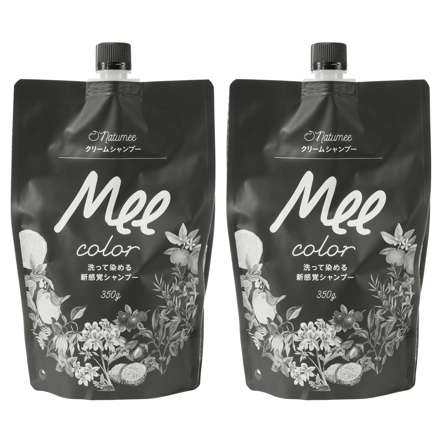 毎日のシャンプーで うるおいツヤ美色髪へ！ クリームシャンプー Ｍｅｅカラー ２本セット