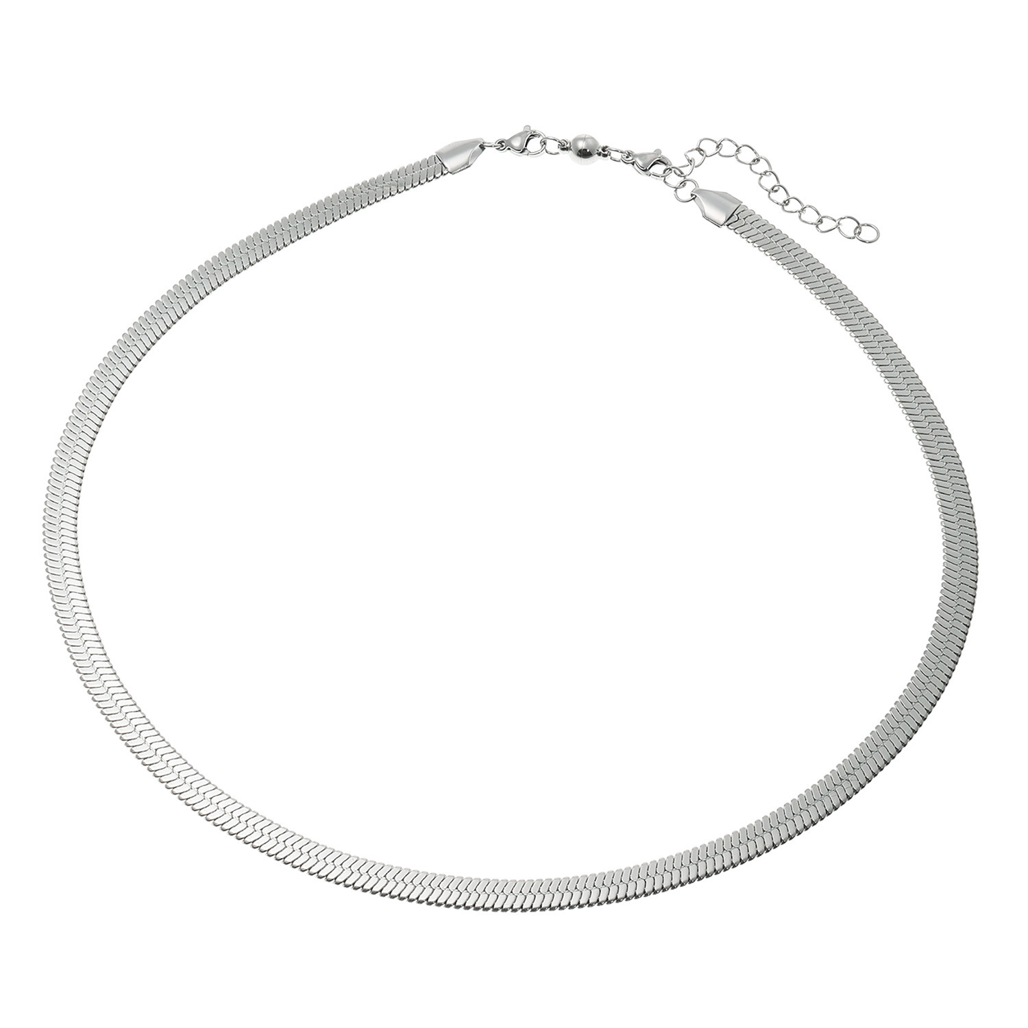 エービーステン ステンレス ヘリンボーン ネックレス