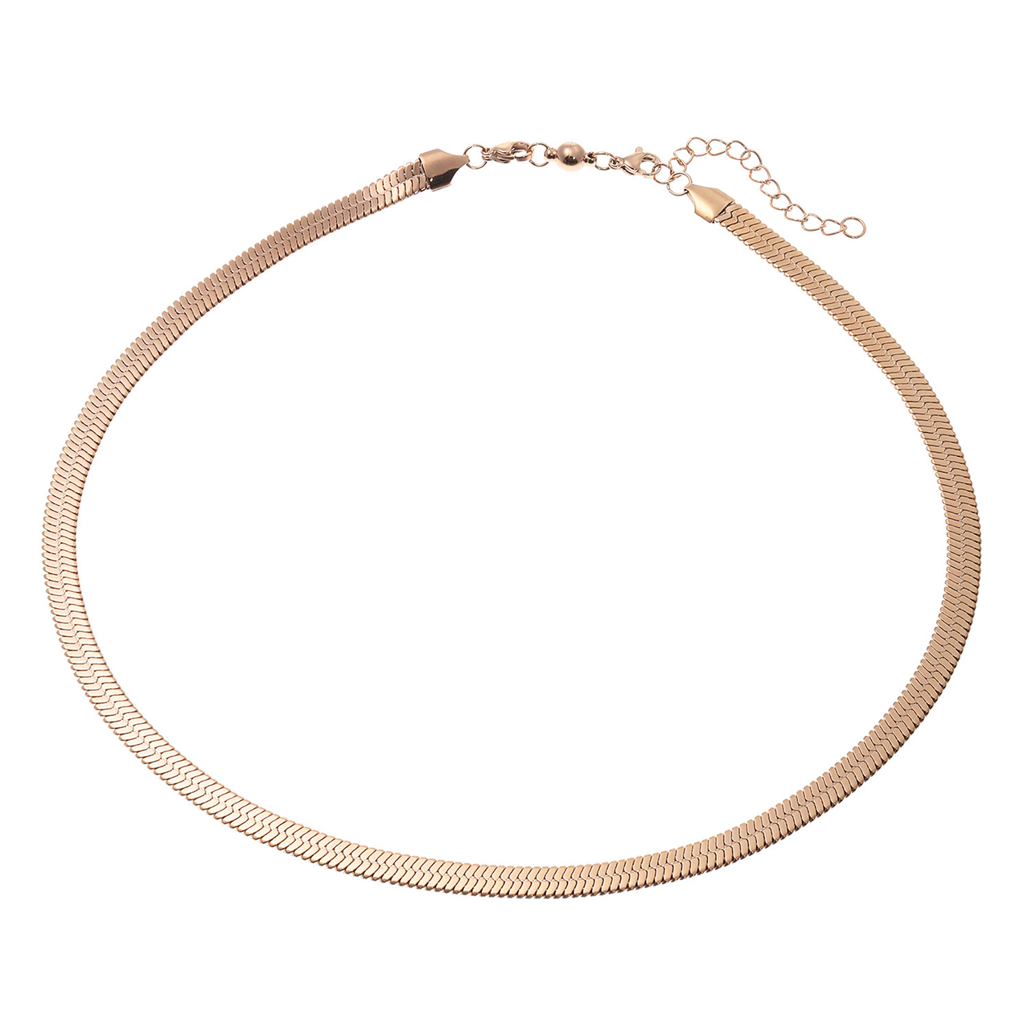 エービーステン ステンレス ヘリンボーン ネックレス