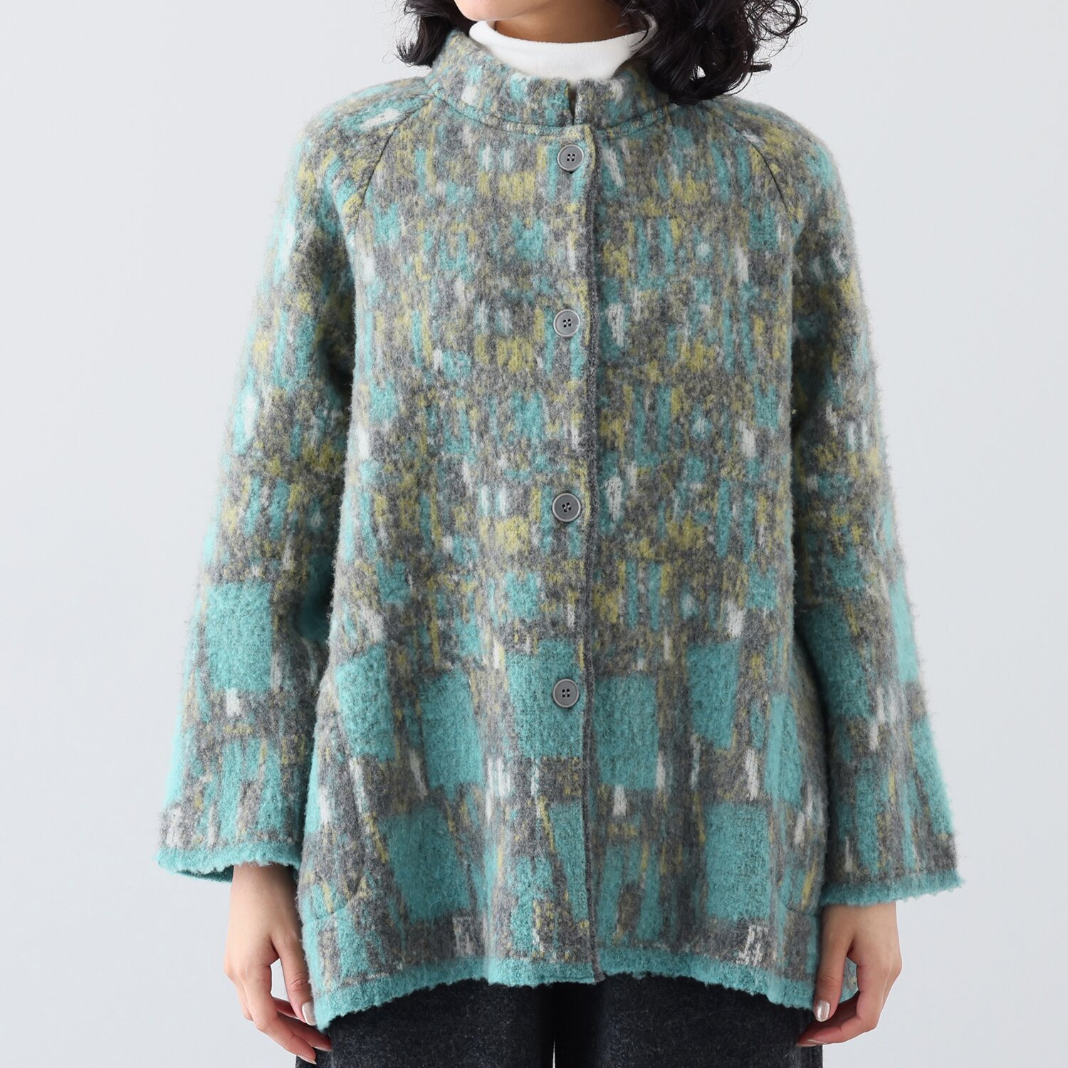 フィルファーレ ジャガード起毛 ジャケット