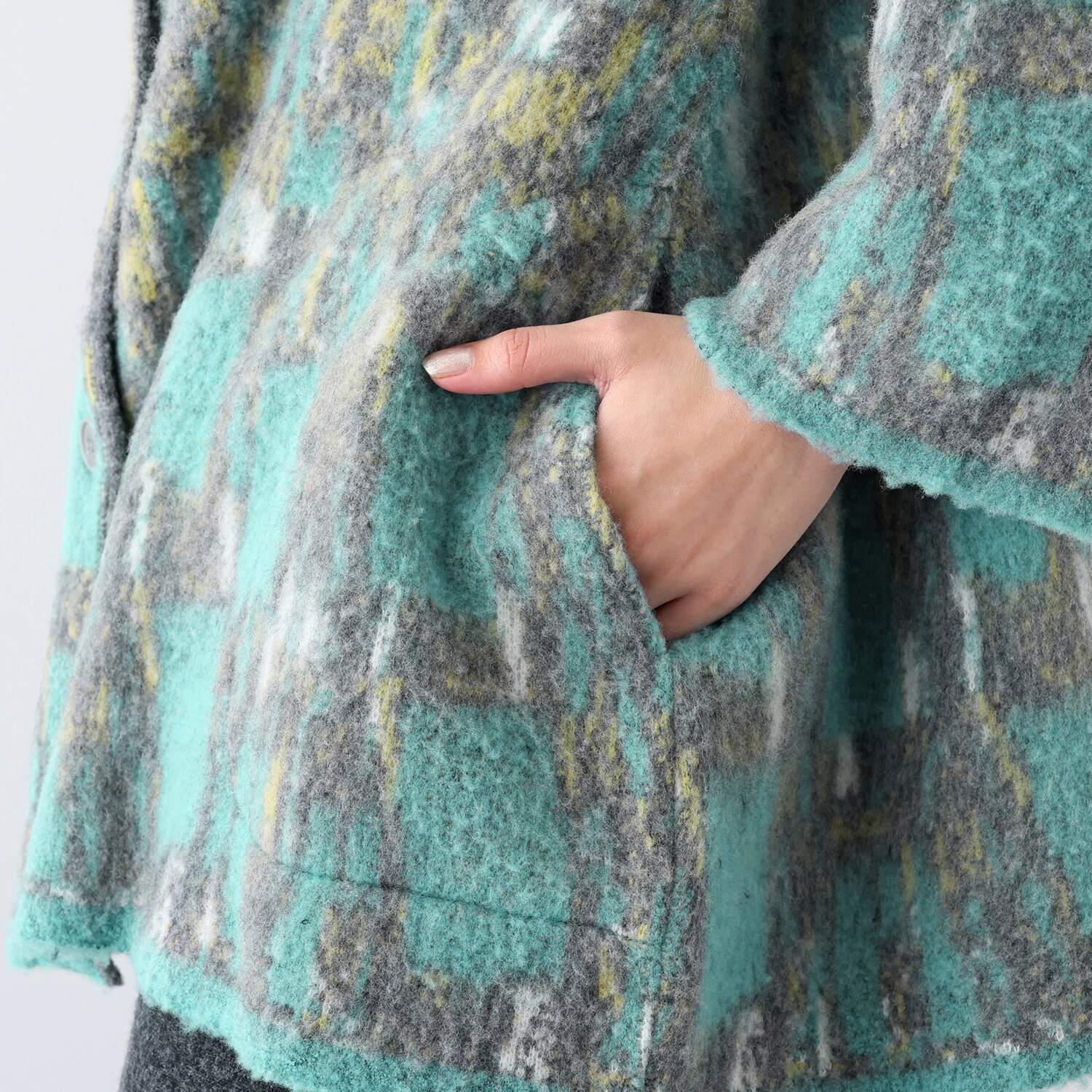 フィルファーレ ジャガード起毛 ジャケット