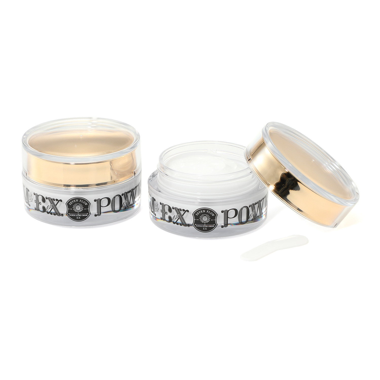 セブン　フロー 先端ハリ成分配合 攻めのハリツヤケア！ パワー　エステ クリーム　ＥＸ ２個セット