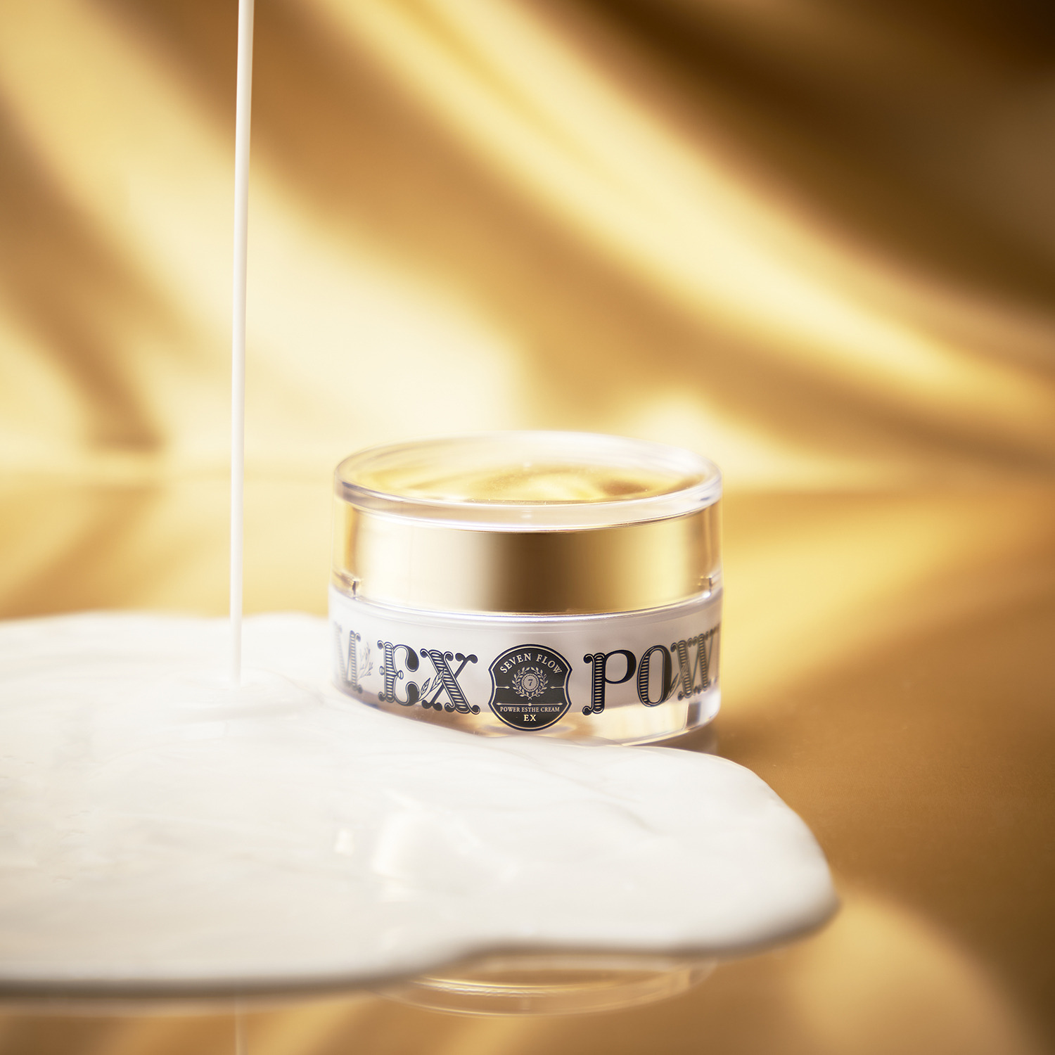 セブン　フロー 先端ハリ成分配合 攻めのハリツヤケア！ パワー　エステ クリーム　ＥＸ ２個セット