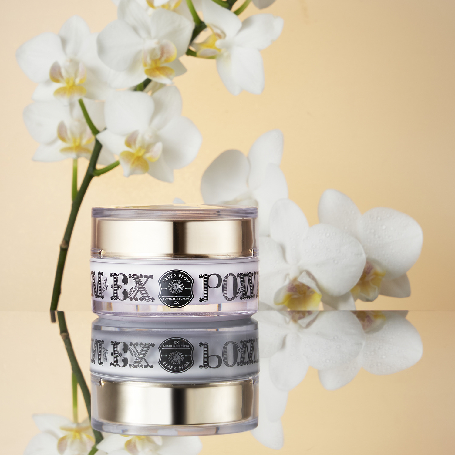 セブン　フロー 先端ハリ成分配合 攻めのハリツヤケア！ パワー　エステ クリーム　ＥＸ ２個セット