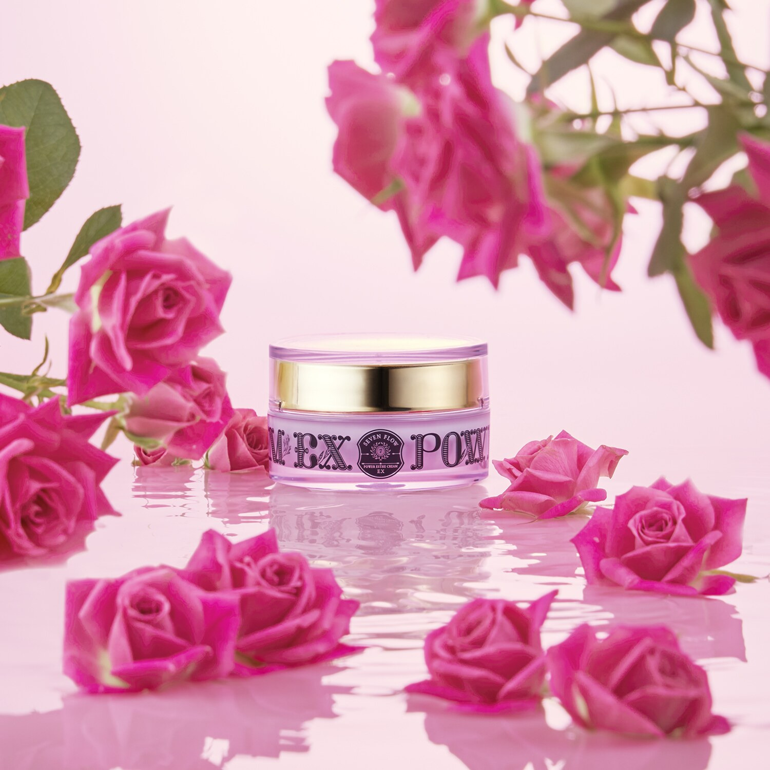 セブン　フロー 先端ハリ成分配合 攻めのハリツヤケア！ パワー　エステ クリーム　ＥＸ ２個セット