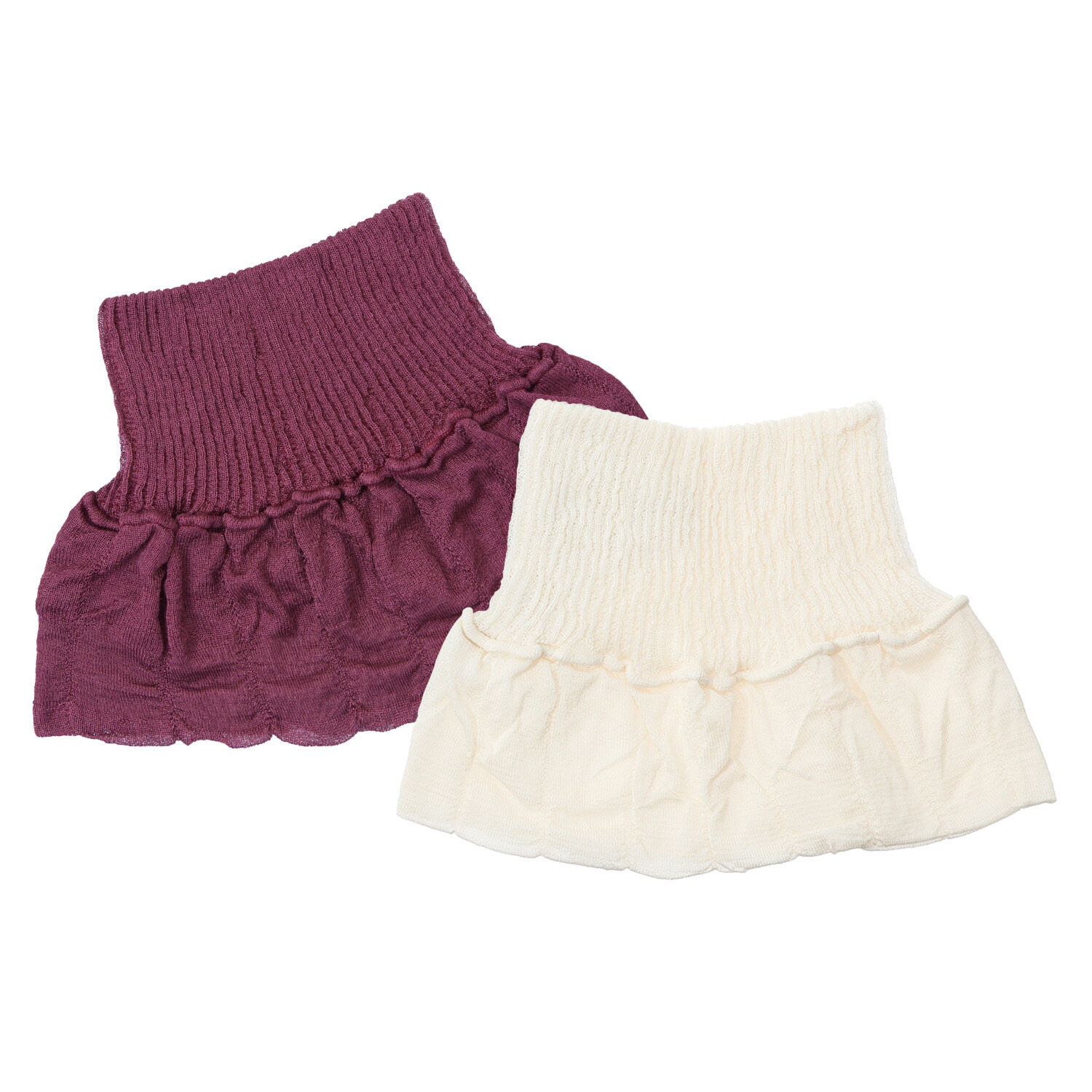 首回りをカバーして ぽかぽか！ 日本製 しっとり シルクネックカバー ２色セット 