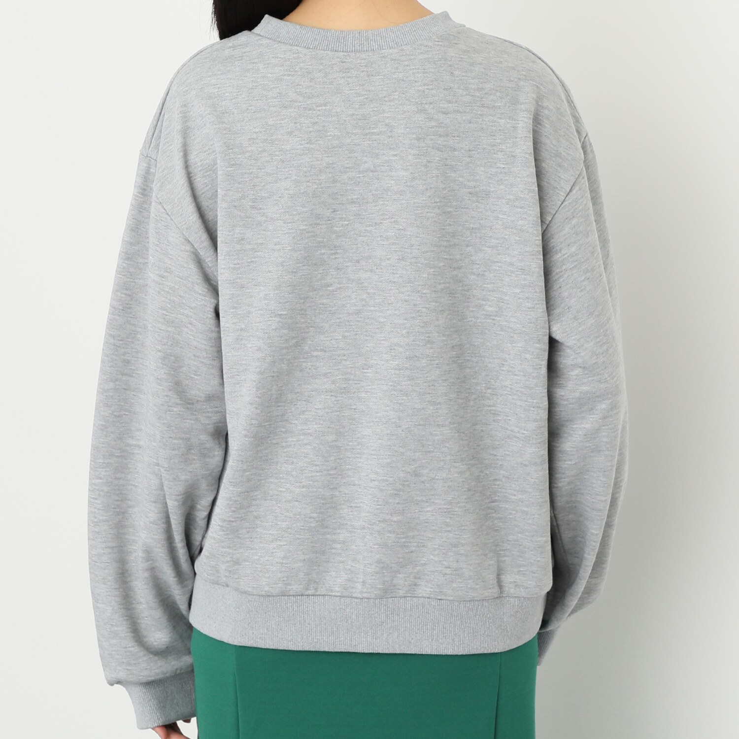 ボン・サンス 裏毛 ロゴプリントプルオーバー