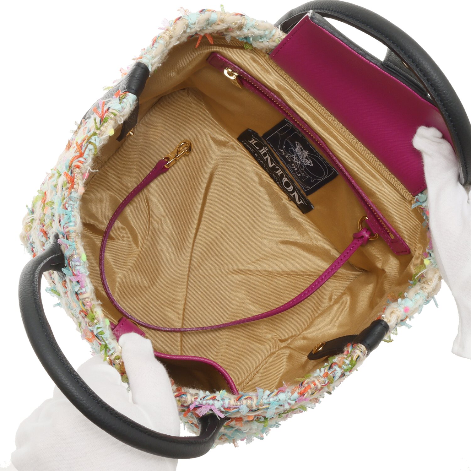 エーディーエムジェイ リントンツイード社 ファンシーツイード トートバッグ ＜Ｓ＞