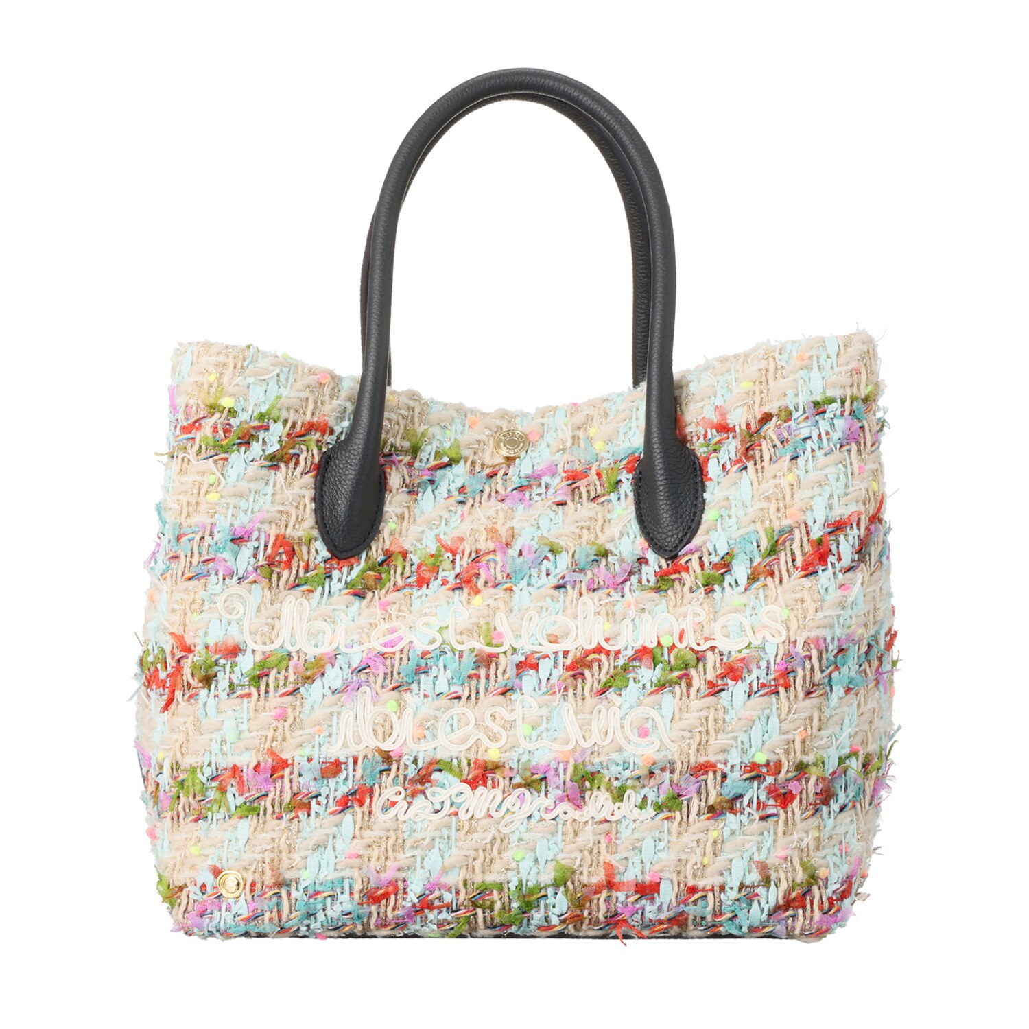 エーディーエムジェイ リントンツイード社 ファンシーツイード トートバッグ ＜Ｍ＞