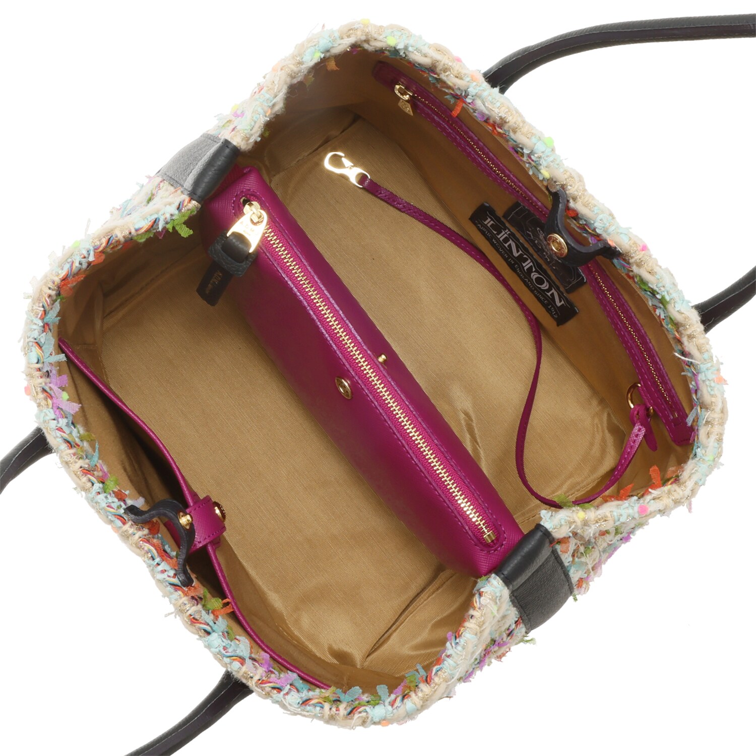 エーディーエムジェイ リントンツイード社 ファンシーツイード トートバッグ ＜Ｍ＞