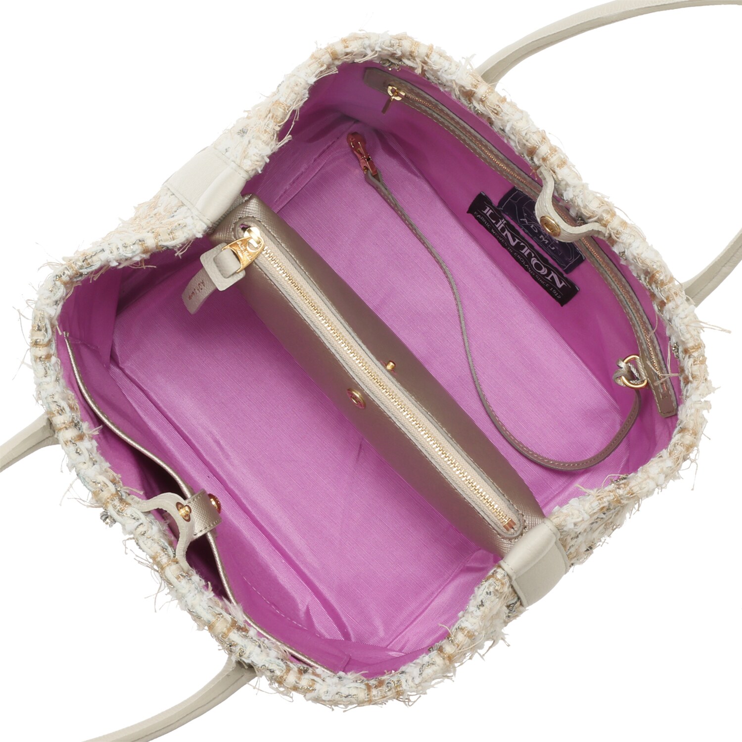 エーディーエムジェイ リントンツイード社 ファンシーツイード トートバッグ ＜Ｍ＞