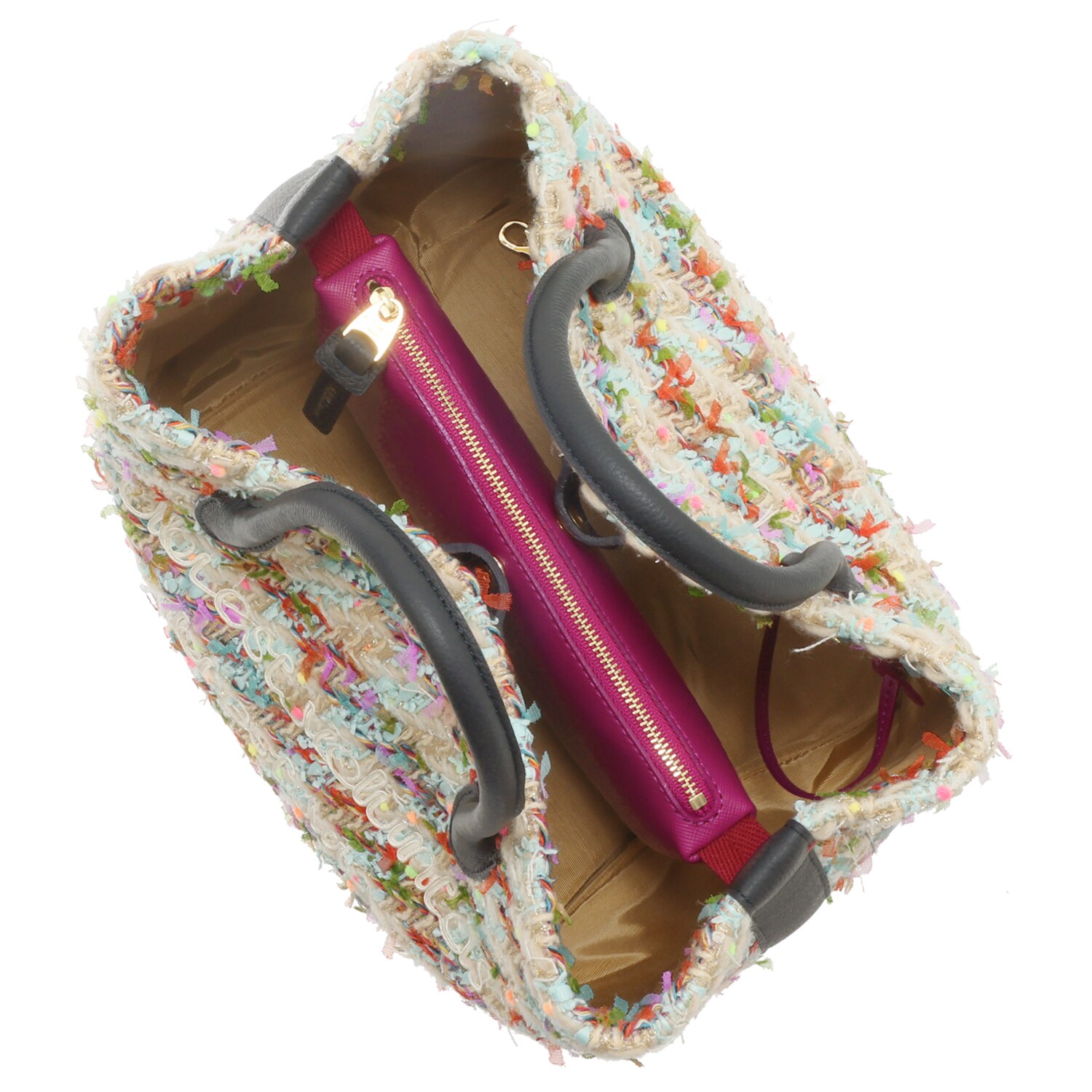 エーディーエムジェイ リントンツイード社 ファンシーツイード トートバッグ ＜Ｍ＞