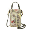ラルジュ ボタニカルジャガード スマホショルダーバッグ