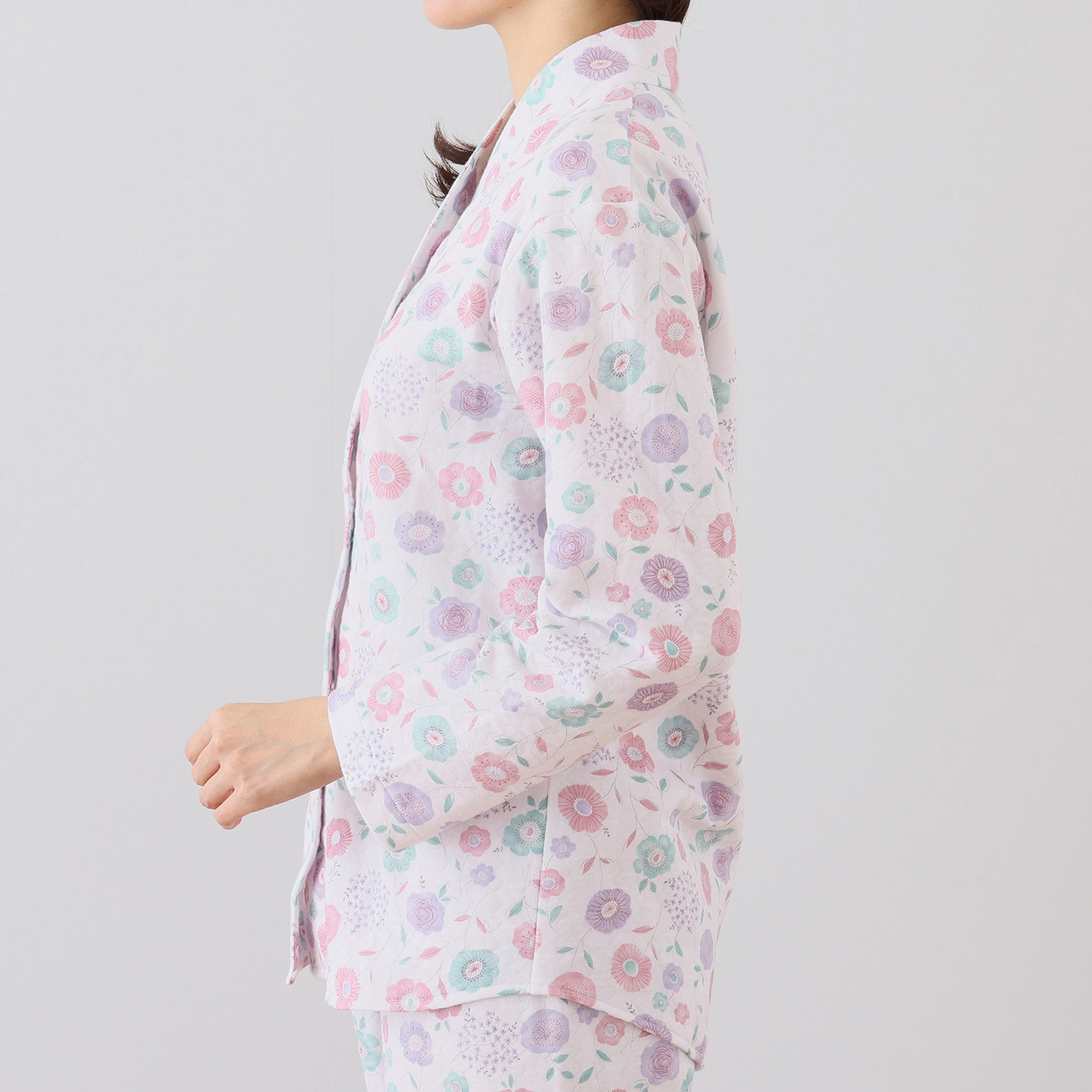 ロマンス小杉 日本の匠が手掛ける モイスチャーコットン キルトニット あったかパジャマ