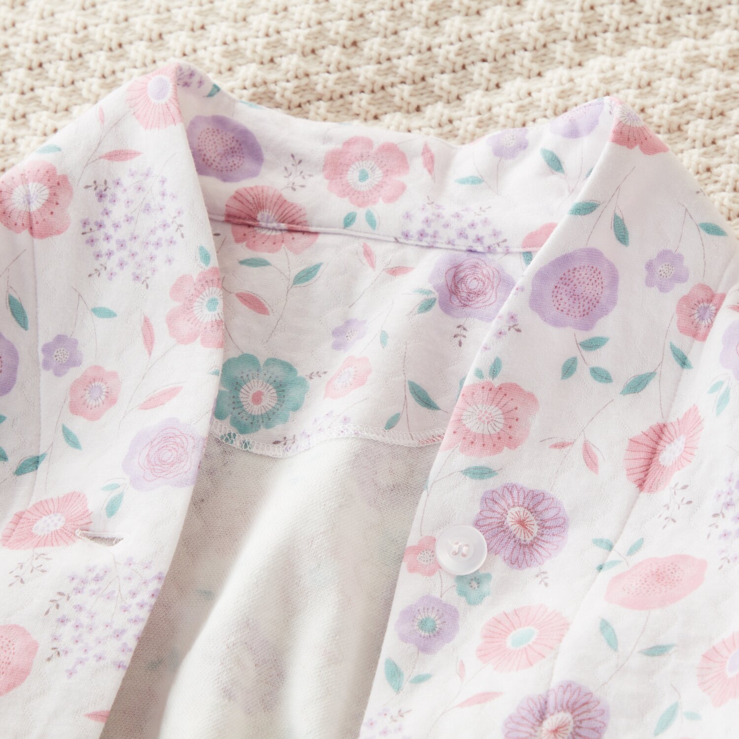 ロマンス小杉 日本の匠が手掛ける モイスチャーコットン キルトニット あったかパジャマ