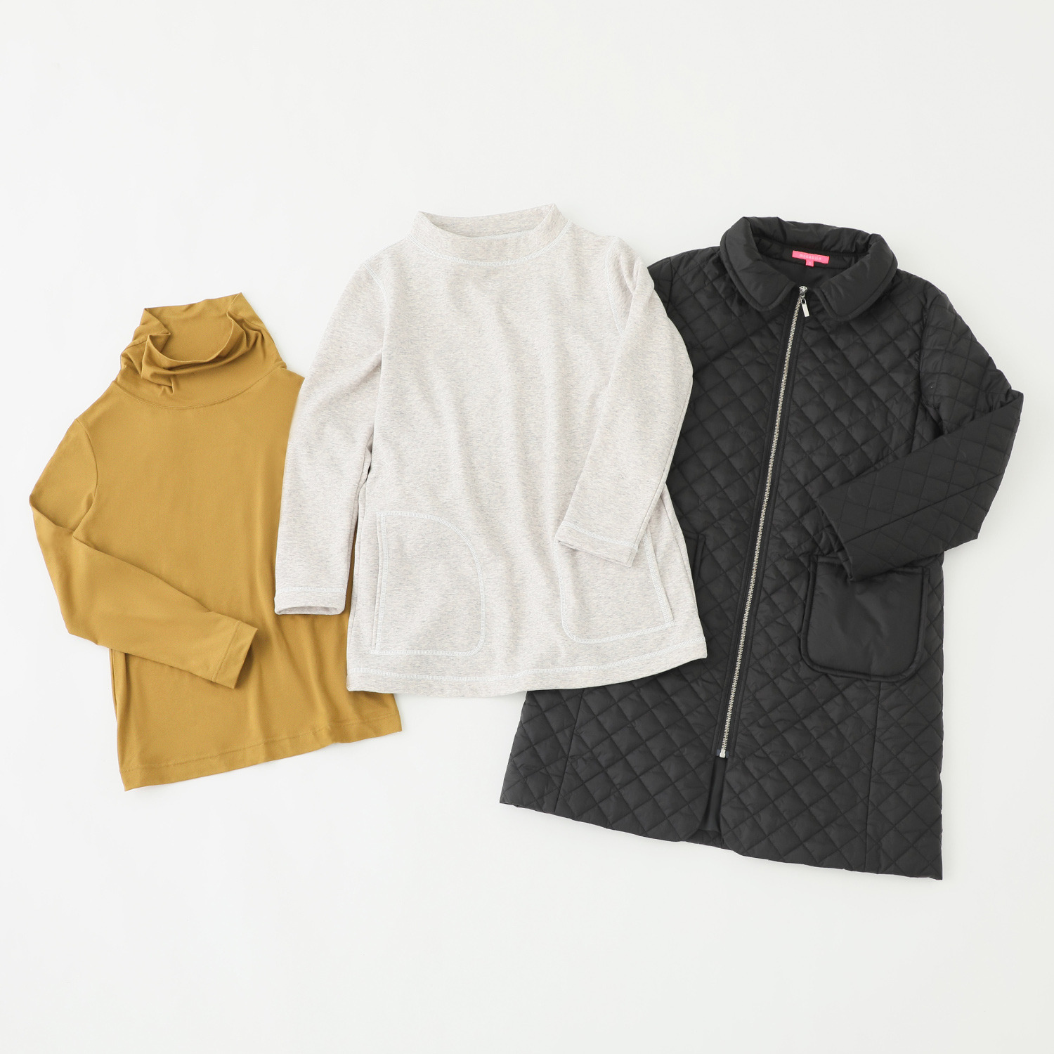 モカサン　ジュンコシマダ プルオーバーの色はお任せ ファッションアイテム ハッピー３点セット