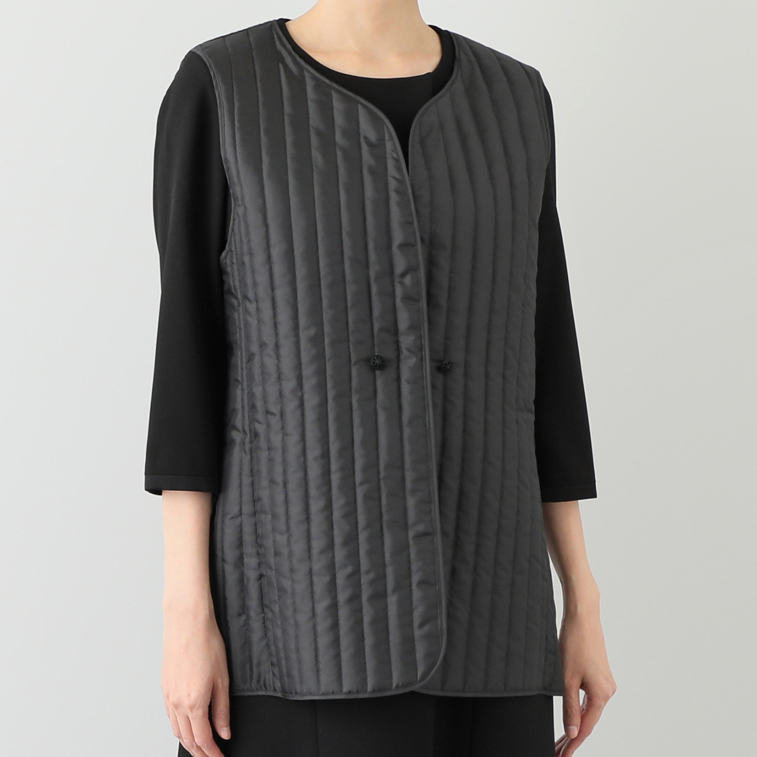 ニュイ ブラックフォーマル 洗濯機で洗える ライナー付 着回しコート