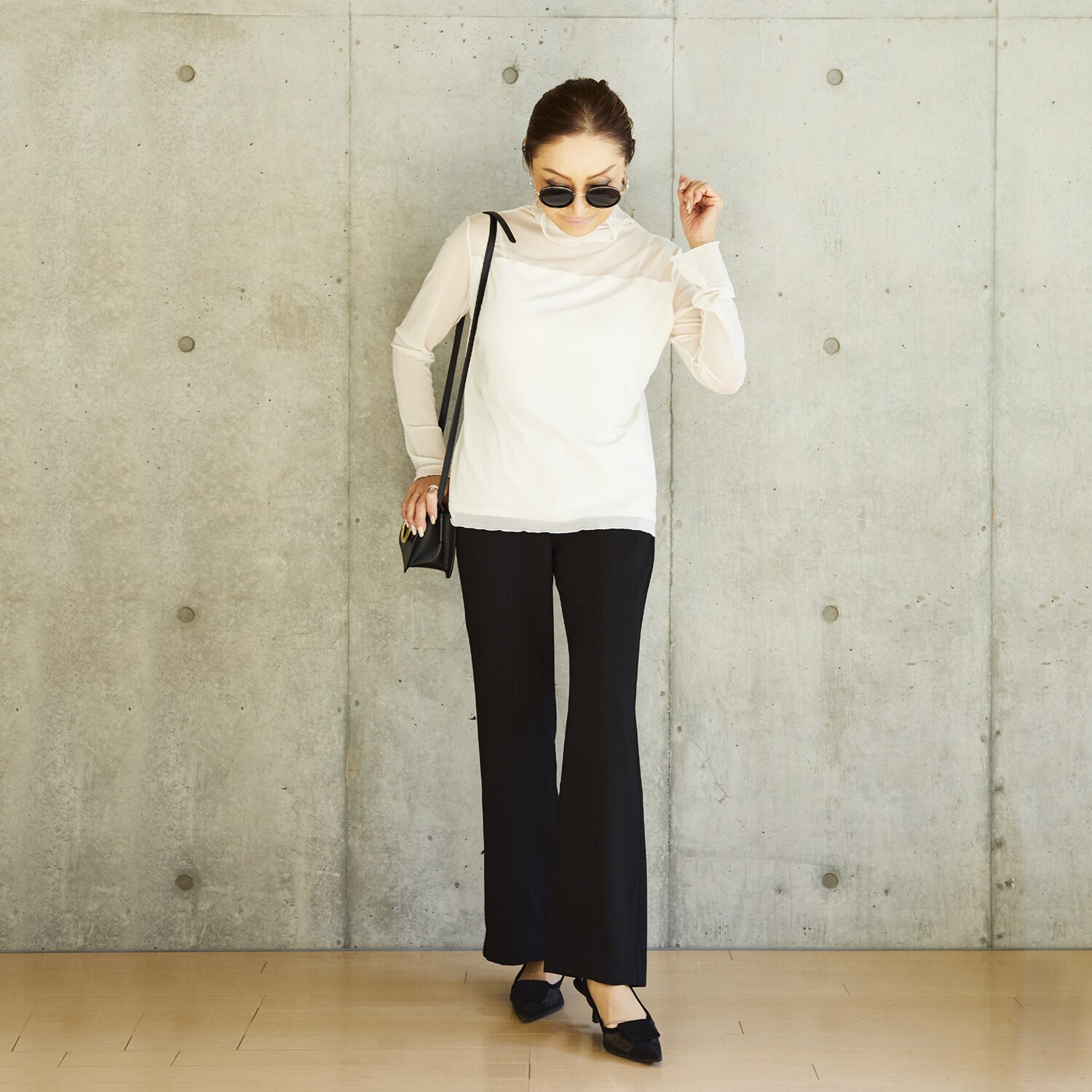 エアリーフェアリー シアーデザイン インナープルオーバー