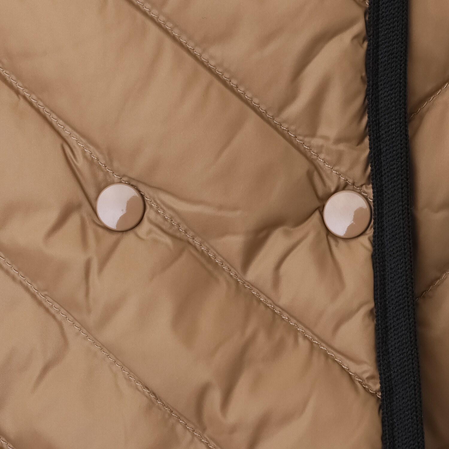 アンリック　オー　ブルー ウルトラ軽量ダウン 襟アレンジ パイピングアクセント コート