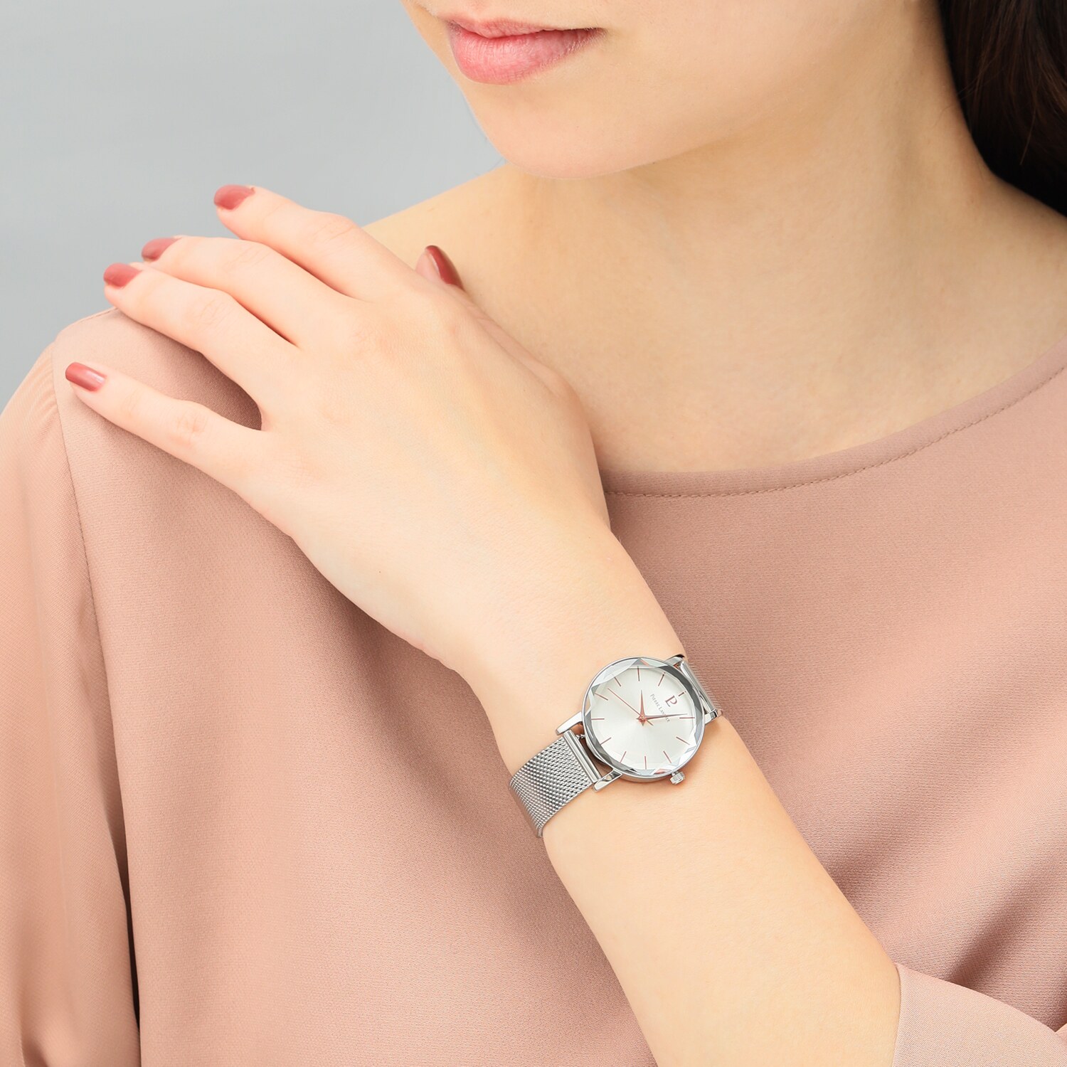 ピエール・ラニエ カッティングデザイン メッシュベルト ウォッチ “マルチプル”