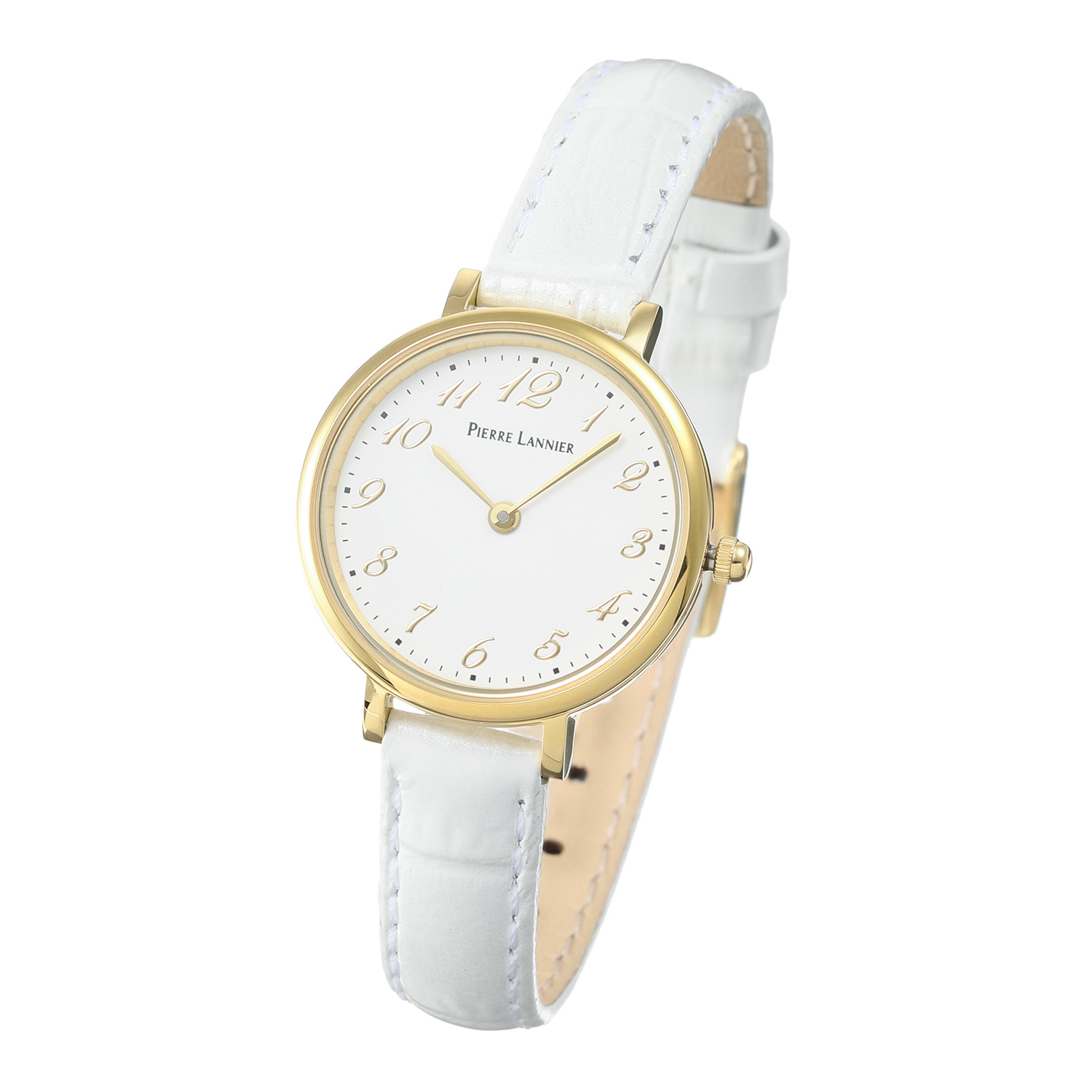 ピエール・ラニエ 着せ替えベルト付 ラウンドフェイスウォッチ “ノバ”