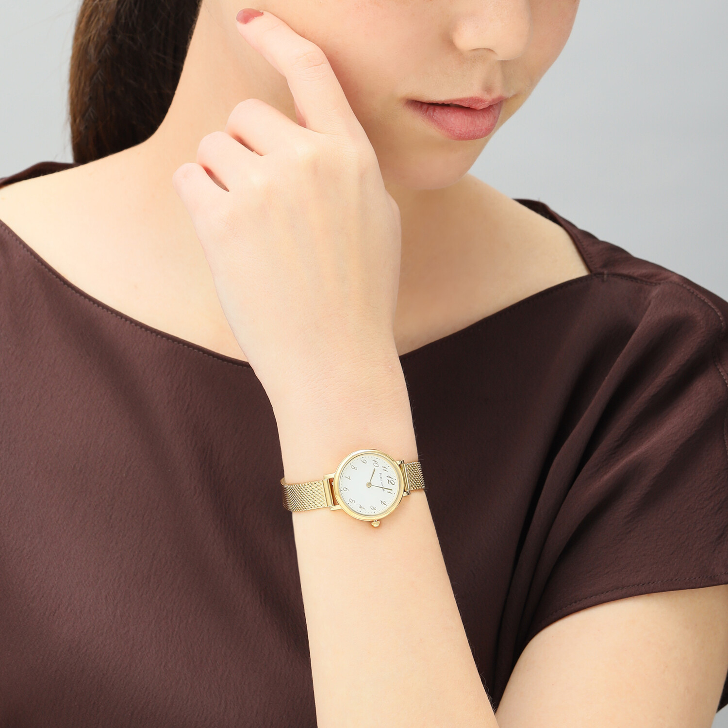 ピエール・ラニエ 着せ替えベルト付 ラウンドフェイスウォッチ “ノバ”