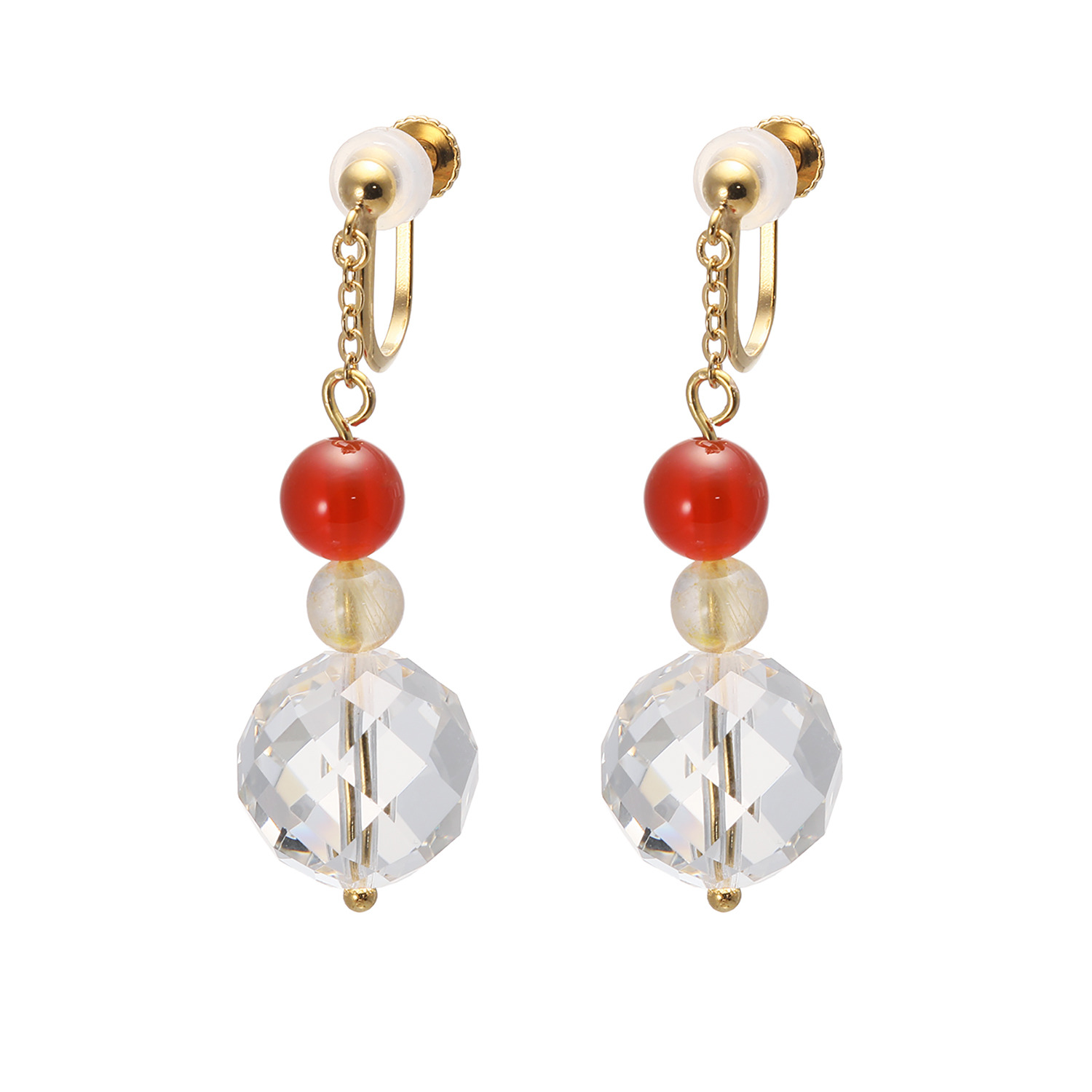 貴煌 マルチジェム ボリューム イヤリング／ピアス