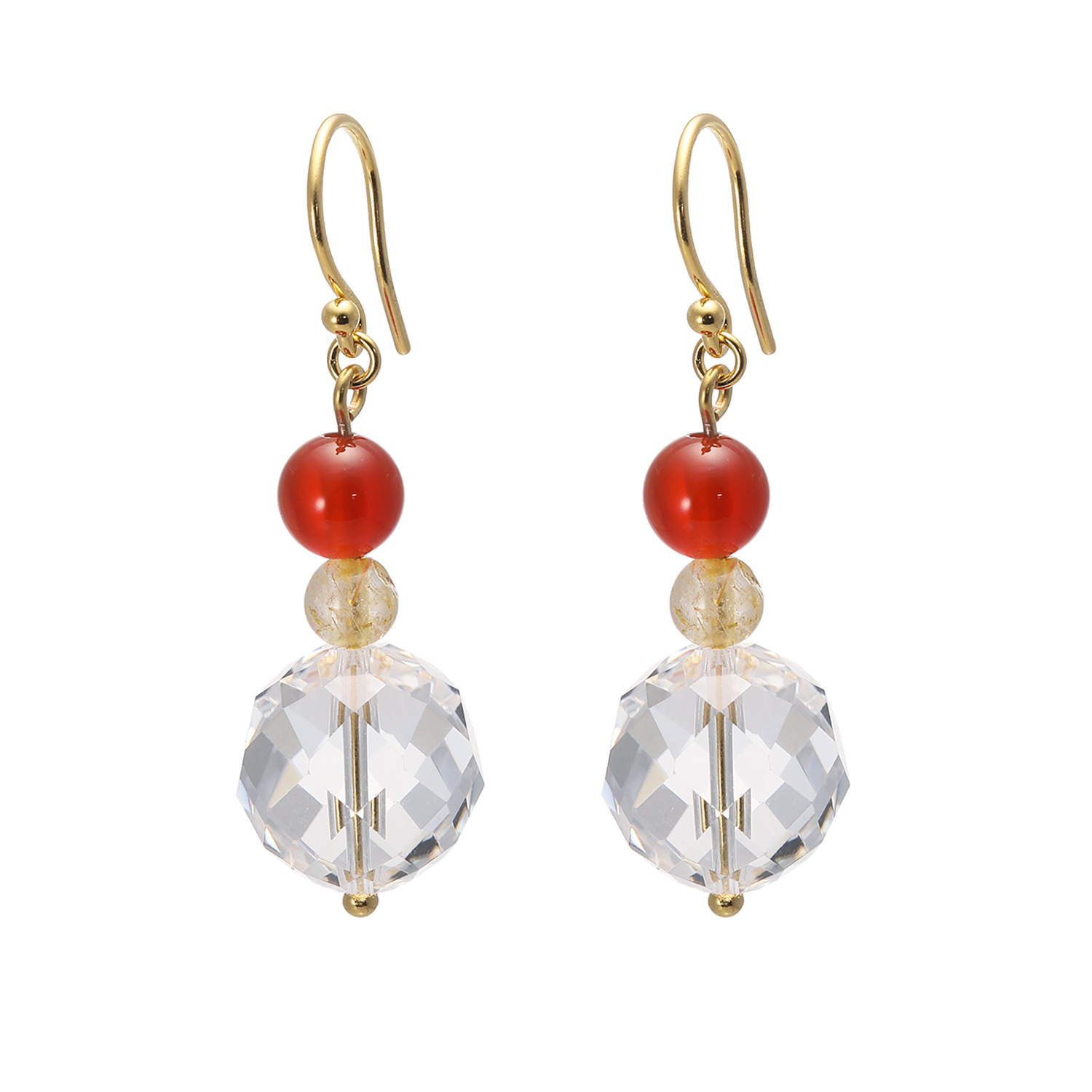 貴煌 マルチジェム ボリューム イヤリング／ピアス