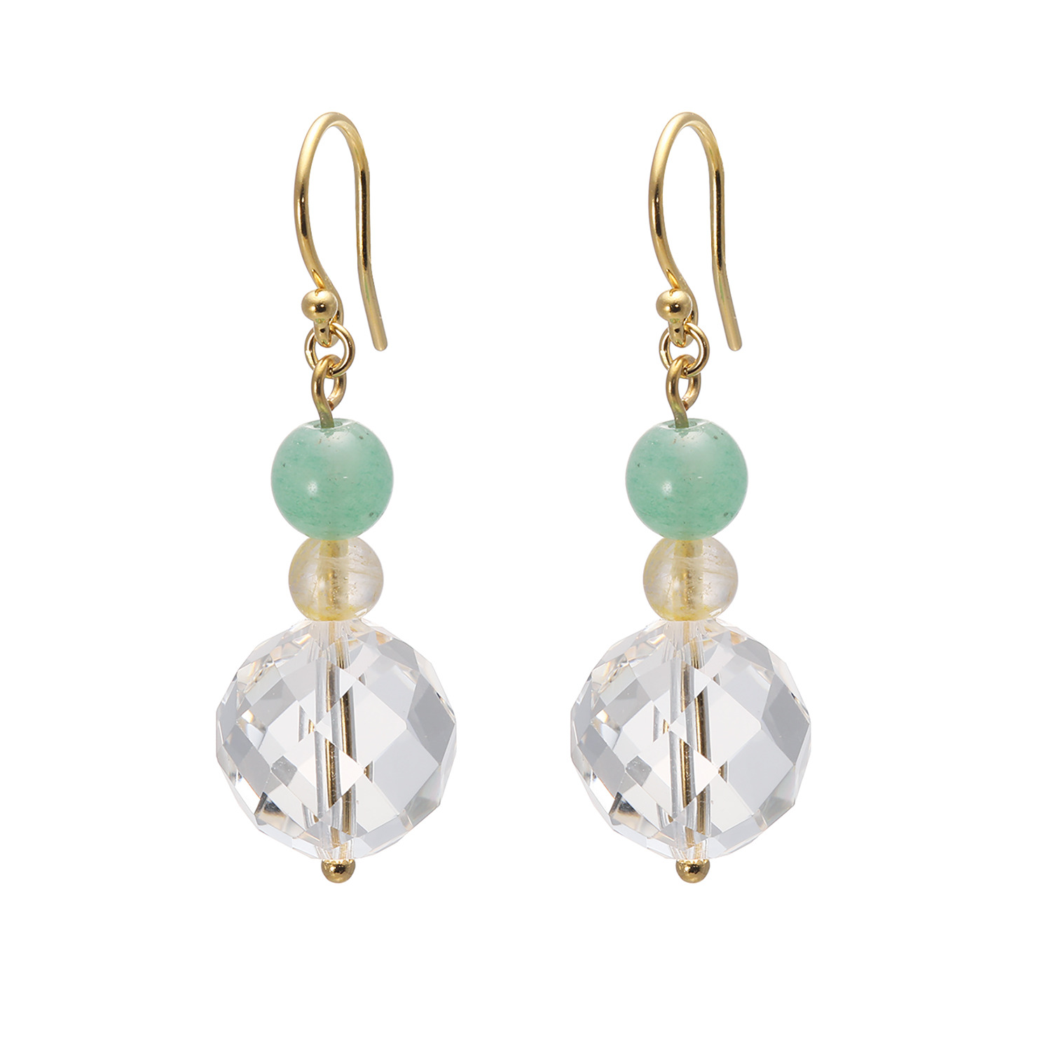 貴煌 マルチジェム ボリューム イヤリング／ピアス