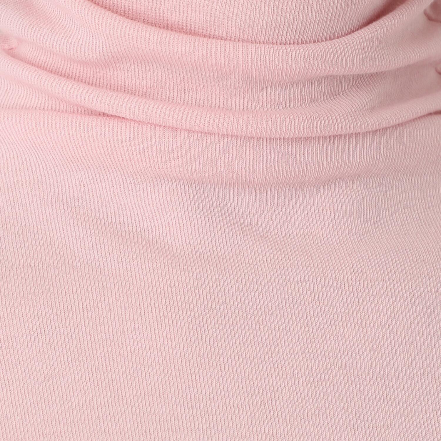 天使の綿シフォン ボトルネック 二重長袖プルオーバー