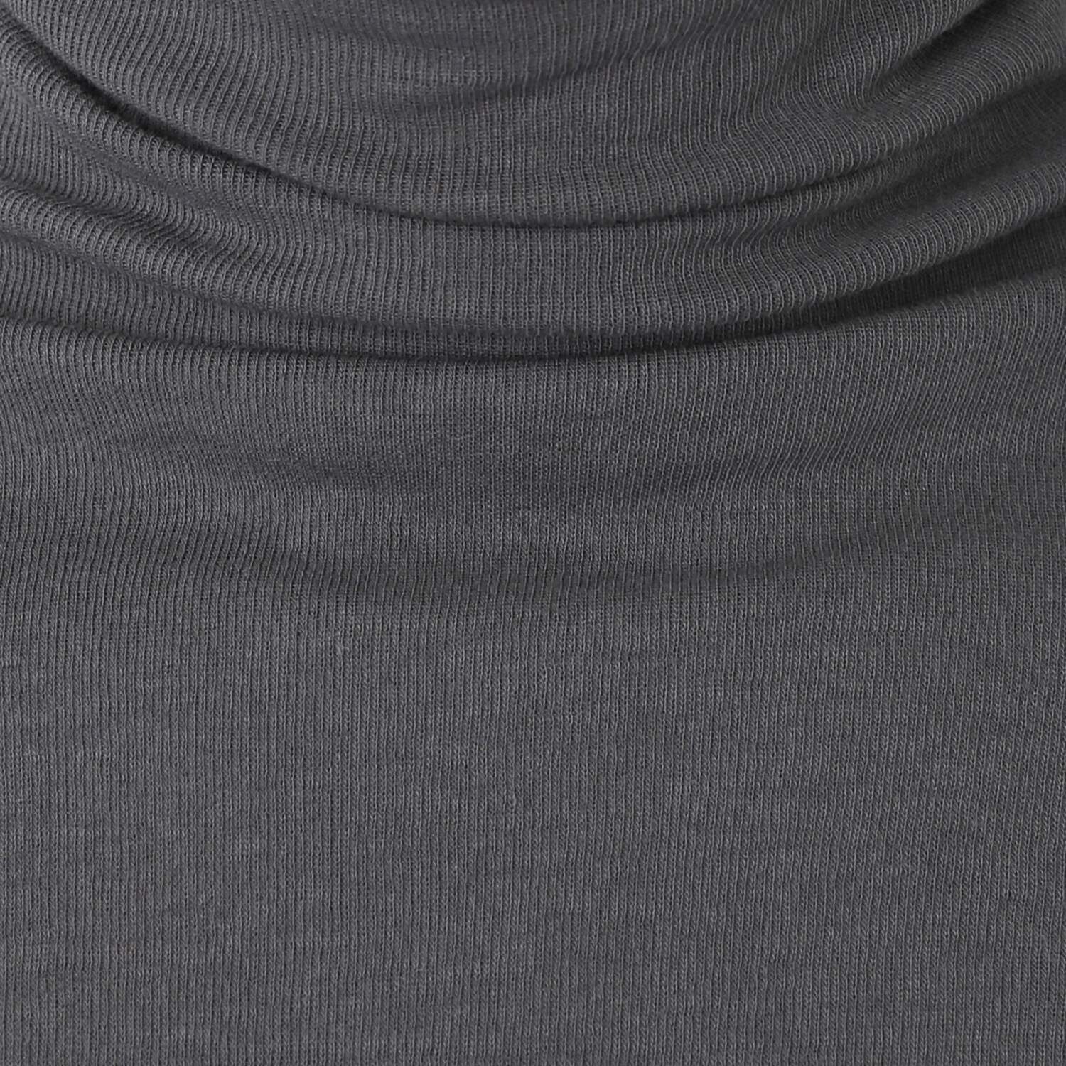 天使の綿シフォン ボトルネック 二重長袖プルオーバー