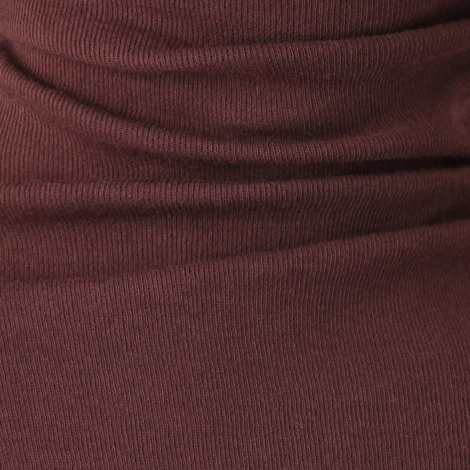 天使の綿シフォン ボトルネック 二重長袖プルオーバー