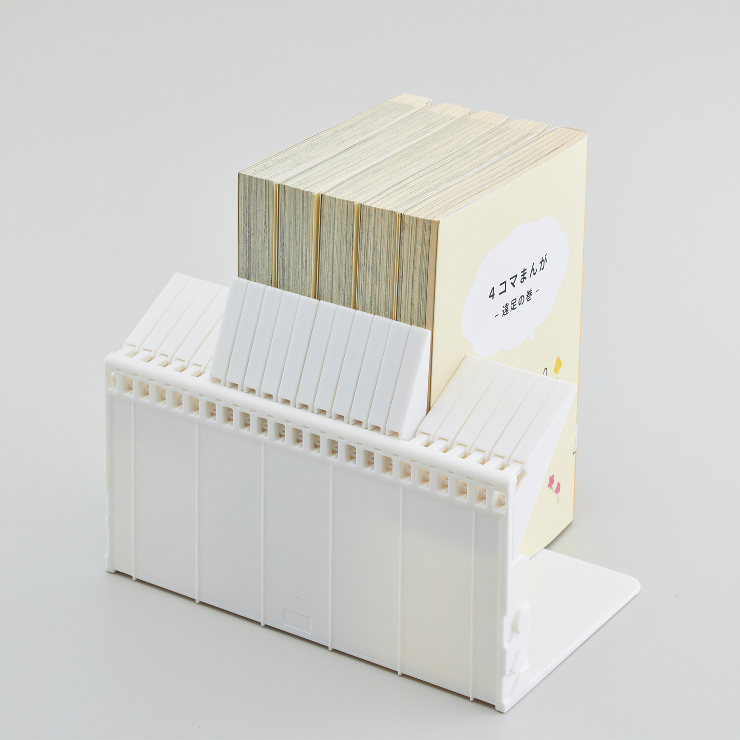 リヒトラブ １冊でも倒れない ブックスタンド 文庫本対応！ レギュラーサイズ ３個セット 