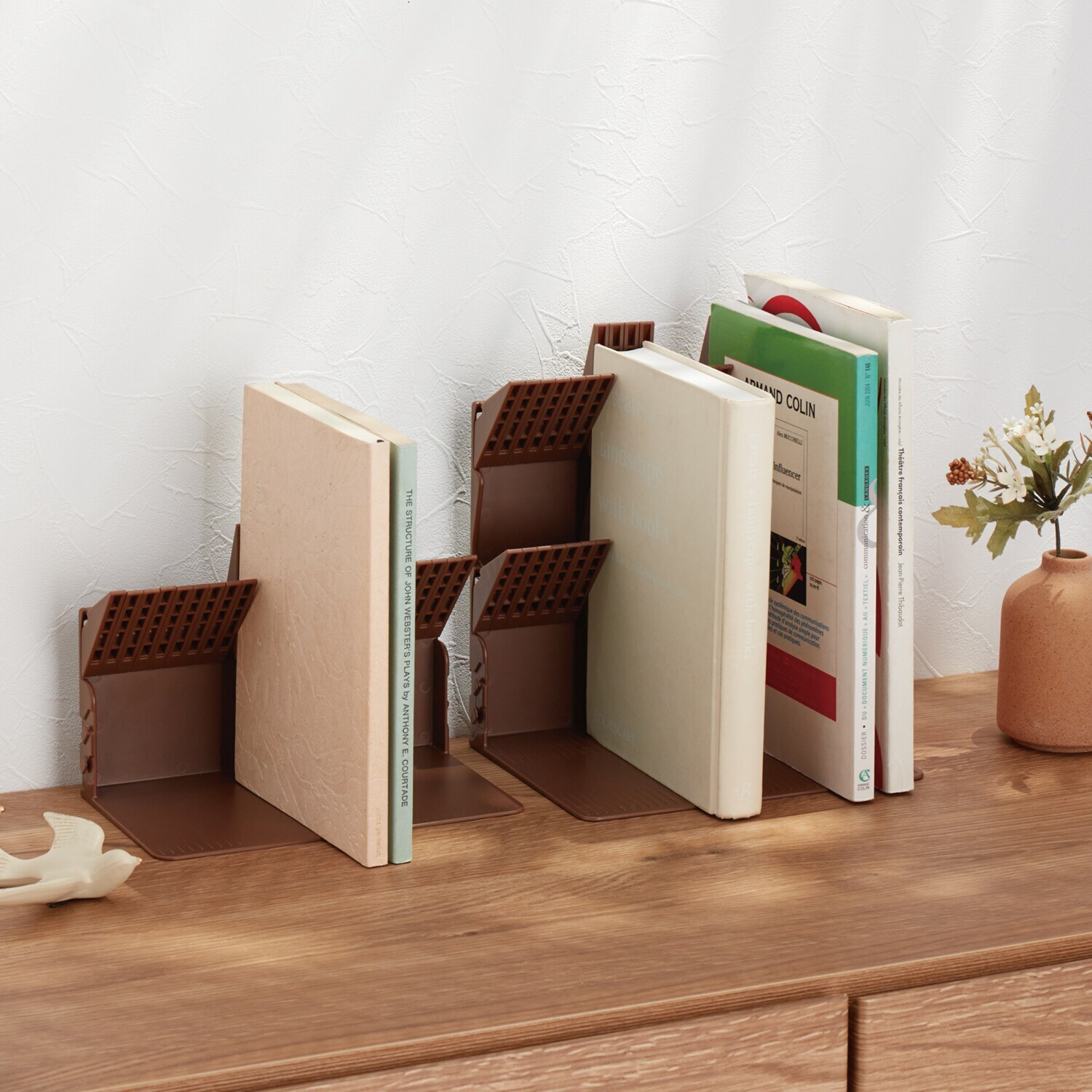 リヒトラブ １冊でも倒れない ブックスタンド 文庫本対応！ レギュラーサイズ ３個セット 