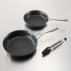 マイヤー サーキュロンフライパン ２１ｃｍ＆２５ｃｍ ２ピース ブラックシリコントング付 特別セット
