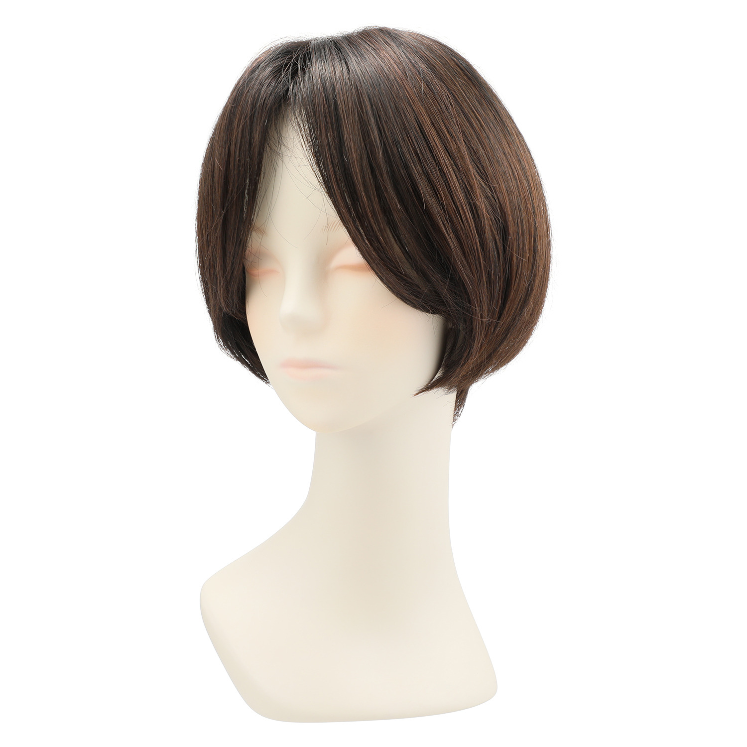 マダムヒロコ フルハンドメイド 高品質フルウィッグ！ ボーテショートプレミアム ＜ナチュラルブラウン＞