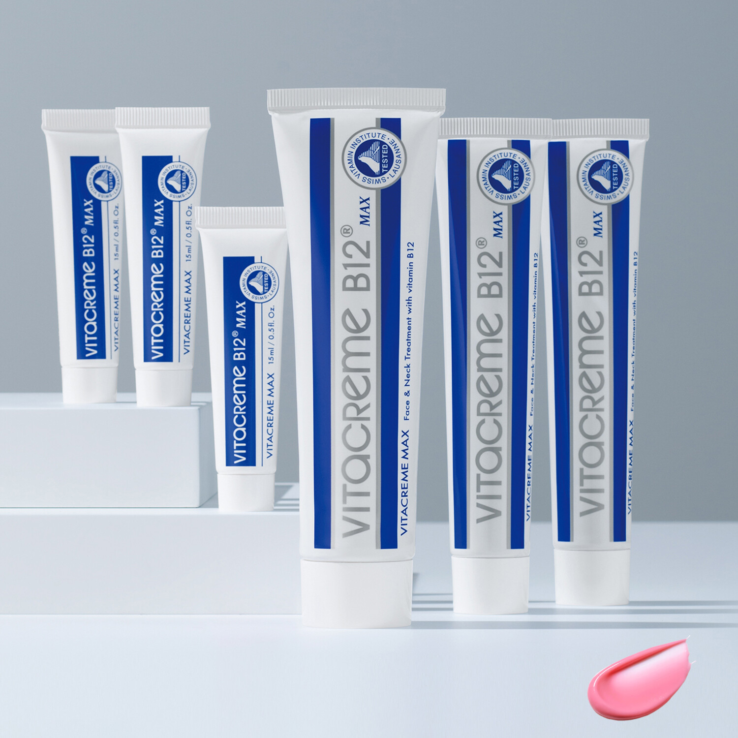 ビタクリーム　Ｂ１２ しっとりすべすべ ハリツヤ潤い美肌 ビタクリーム　ＭＡＸ ４．９本分セット