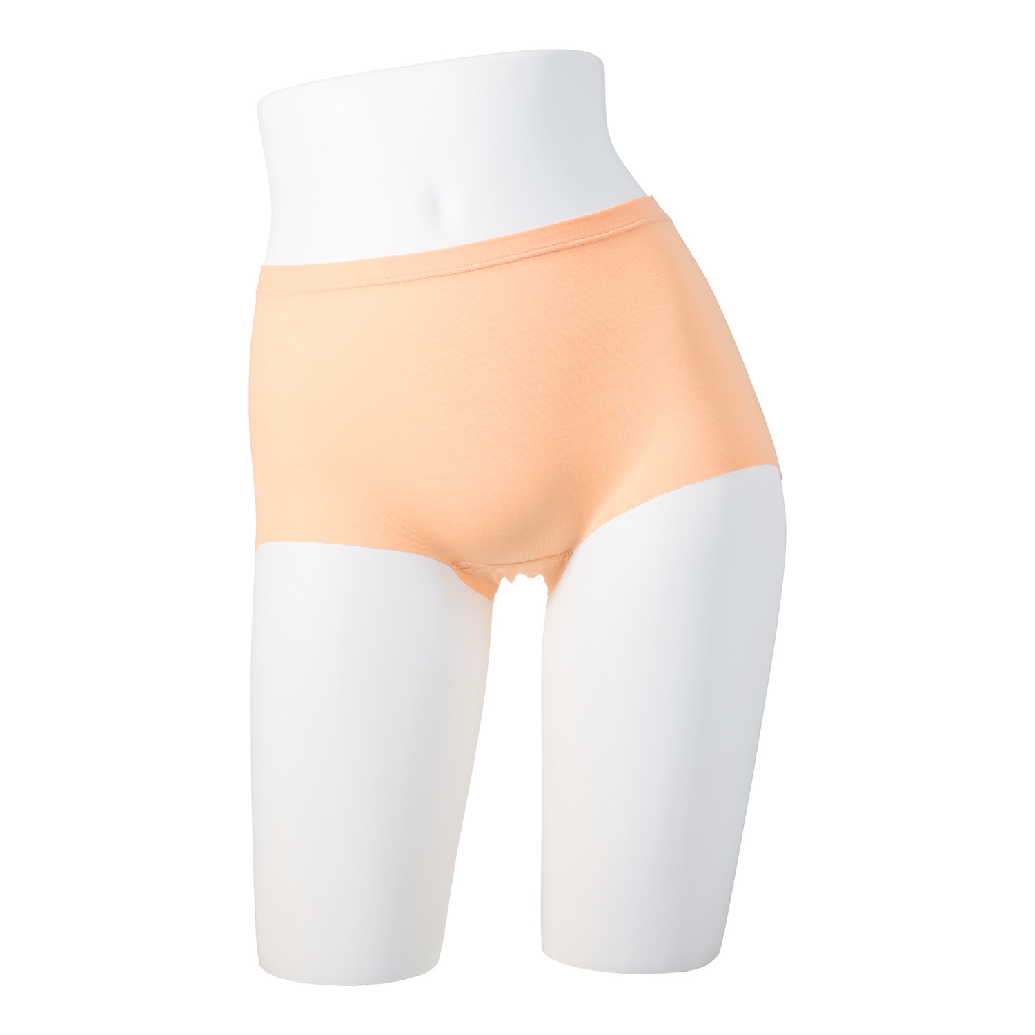 きれいになろう！ 抗菌防臭 日本製綿混素材 響きにくい 切りっぱなしショーツ ２枚組