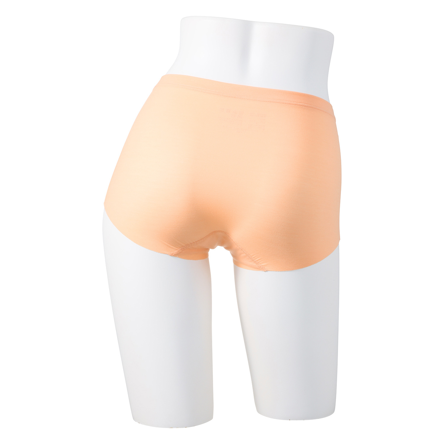 きれいになろう！ 抗菌防臭 日本製綿混素材 響きにくい 切りっぱなしショーツ ２枚組