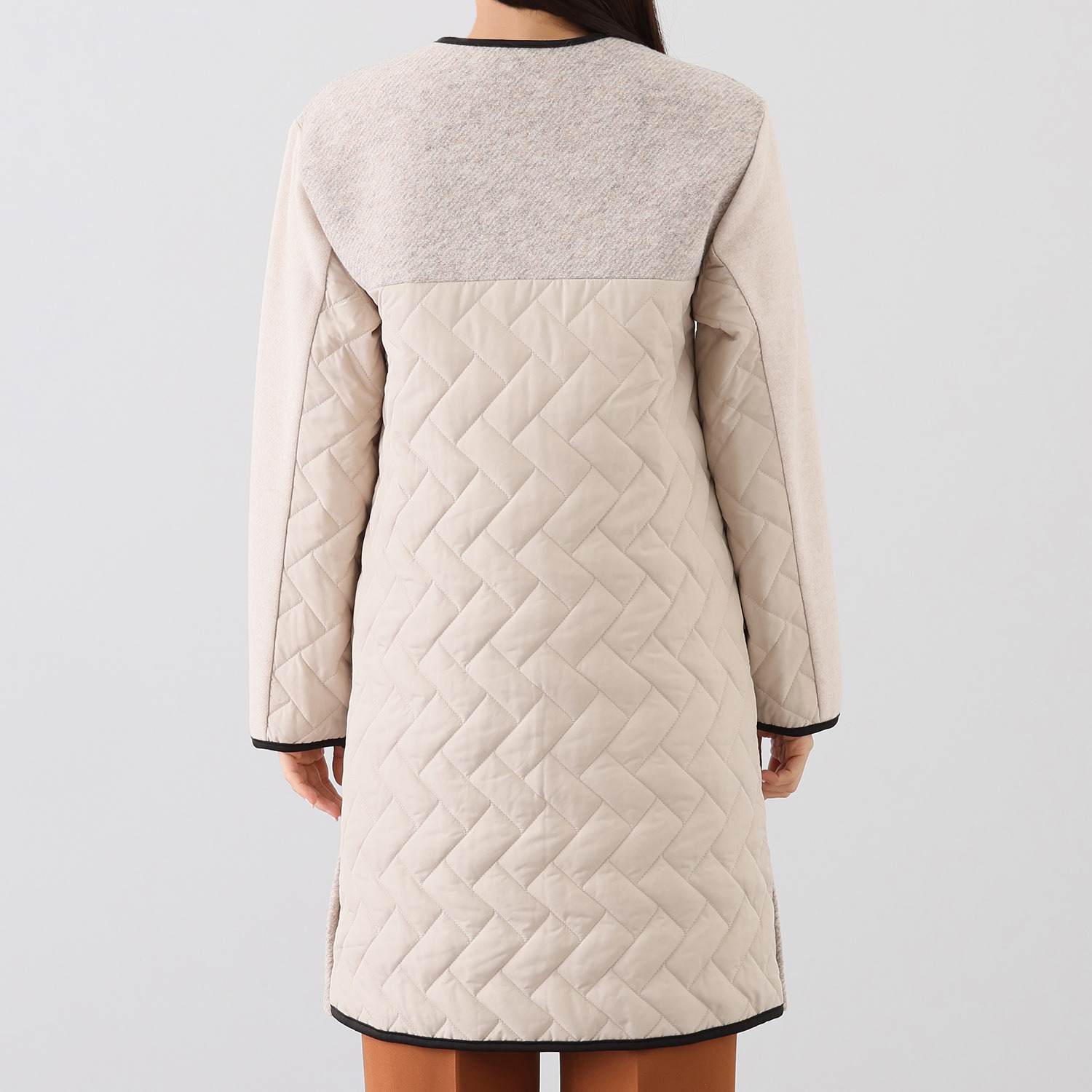 スタイル・ラヴィー ツイードボンディング パイピングコート