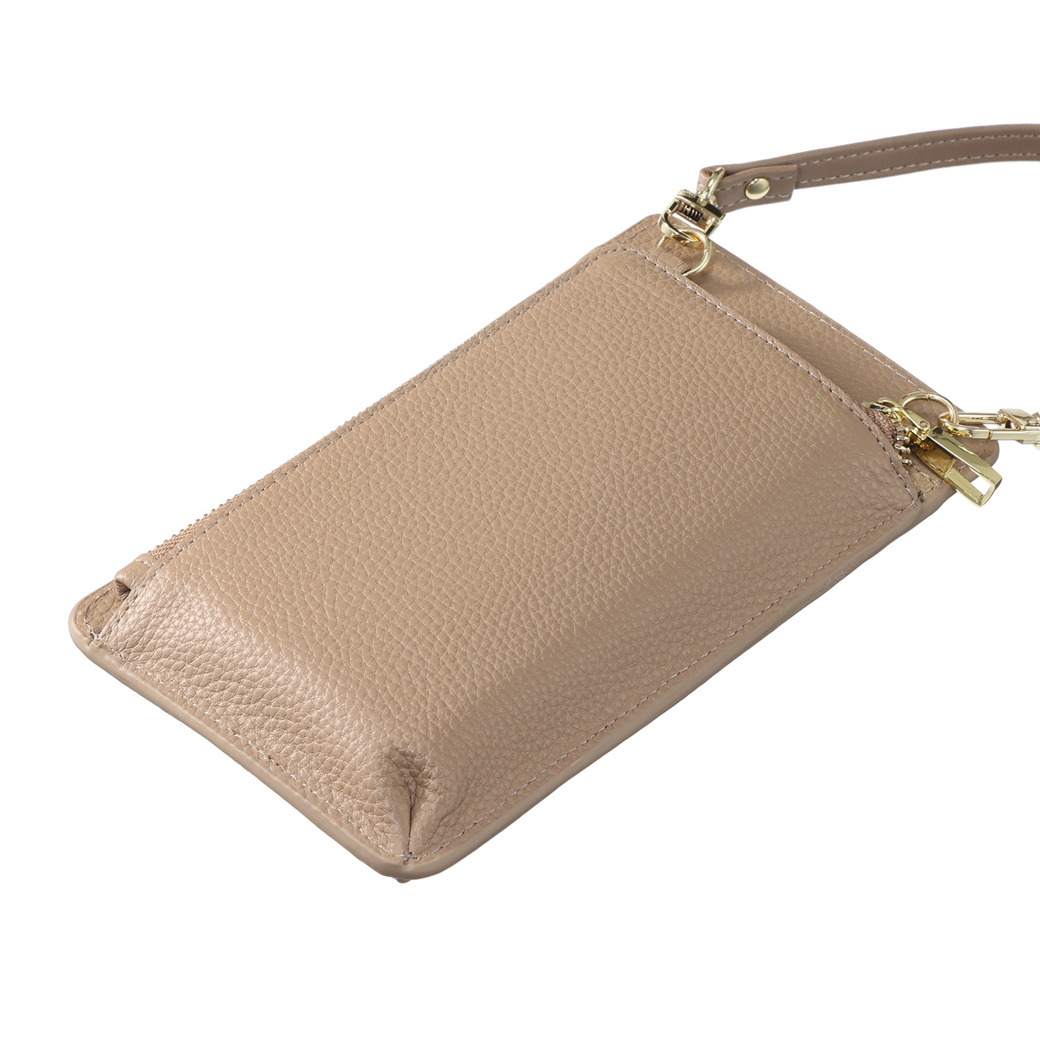 リズデイズ 牛革 ハンドル付 ２ウェイ スマホショルダーバッグ