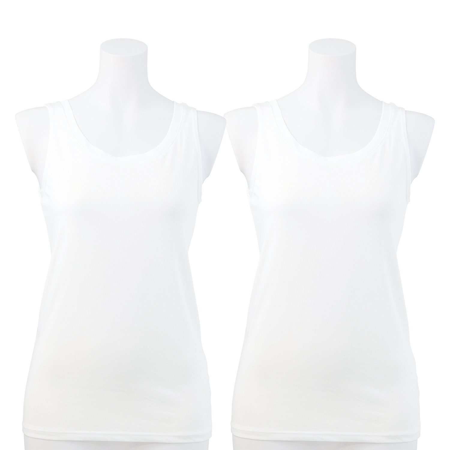 ブリーズドライ 遮熱＆汗対策 快適さらさら タンクトップ 同色２枚セット