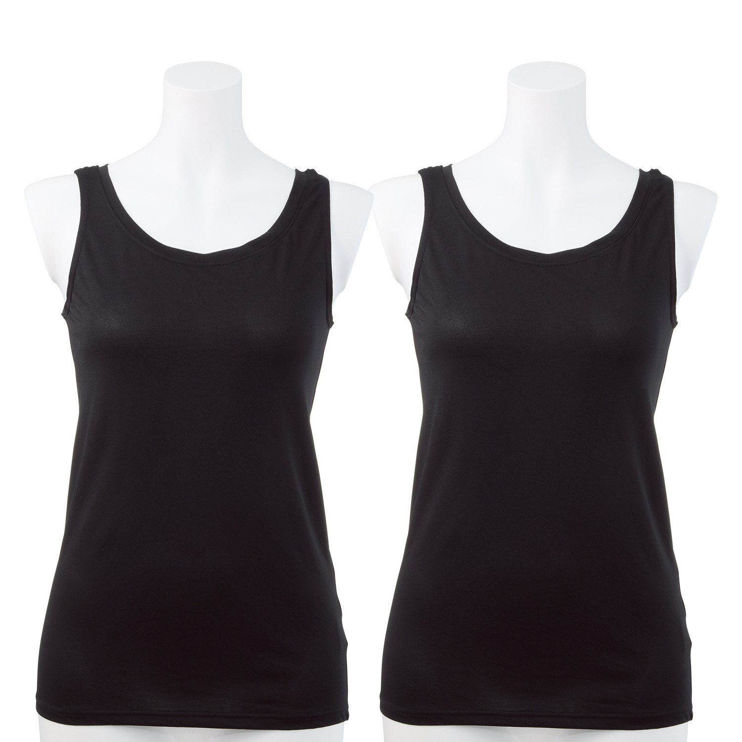 ブリーズドライ 遮熱＆汗対策 快適さらさら タンクトップ 同色２枚セット